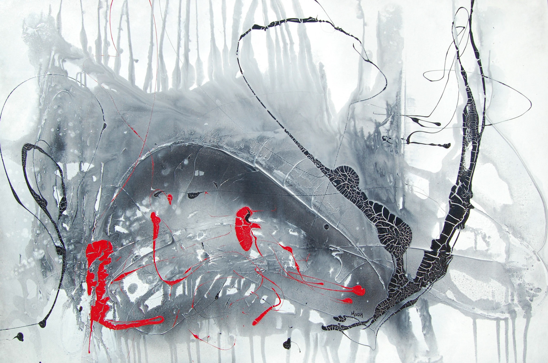 Seek Knowledge Before Vengeance - 48"x72" - Mixed Media on canvas