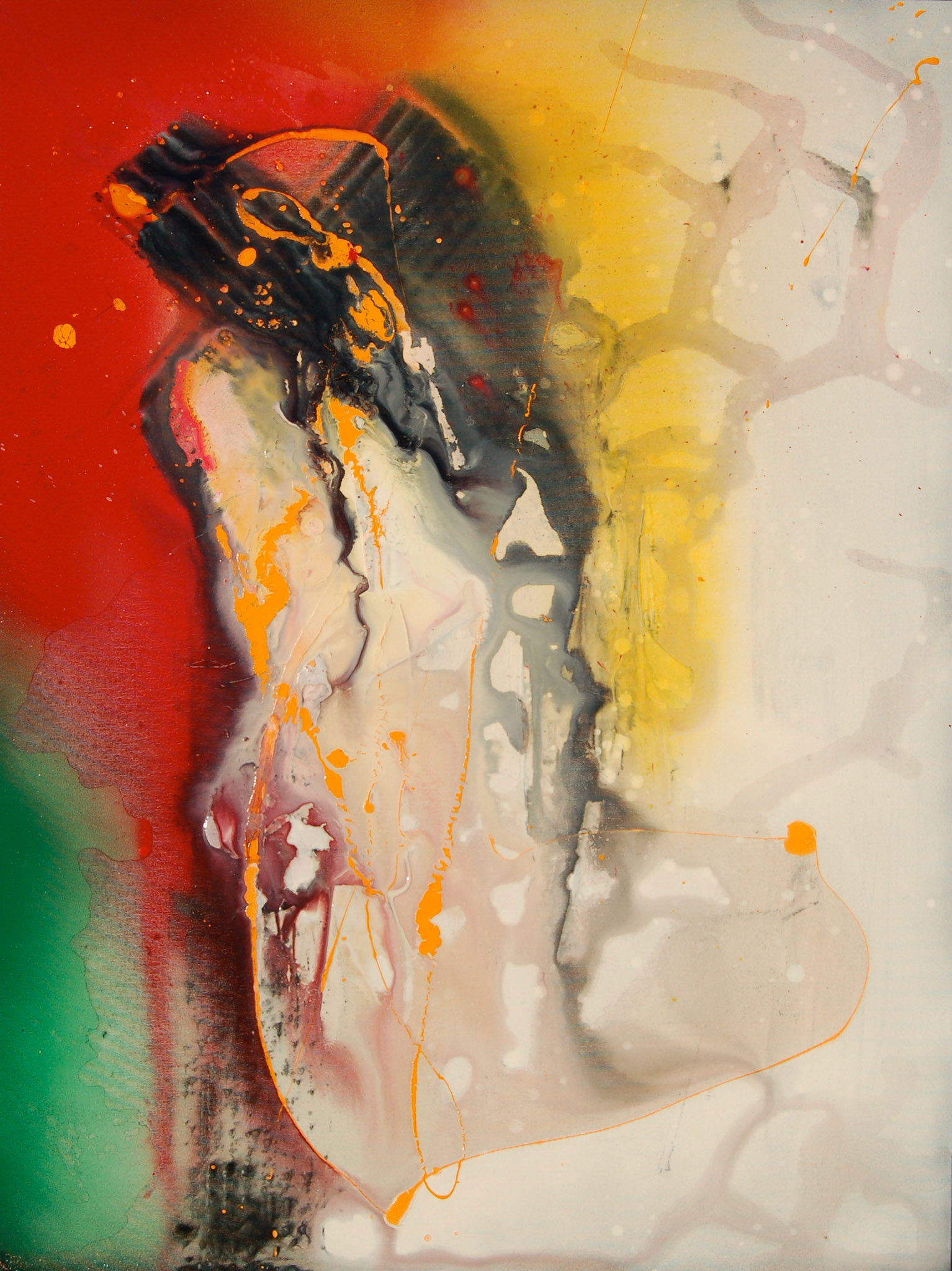 Silent Shout - 30"x40" - Mixed media on canvas