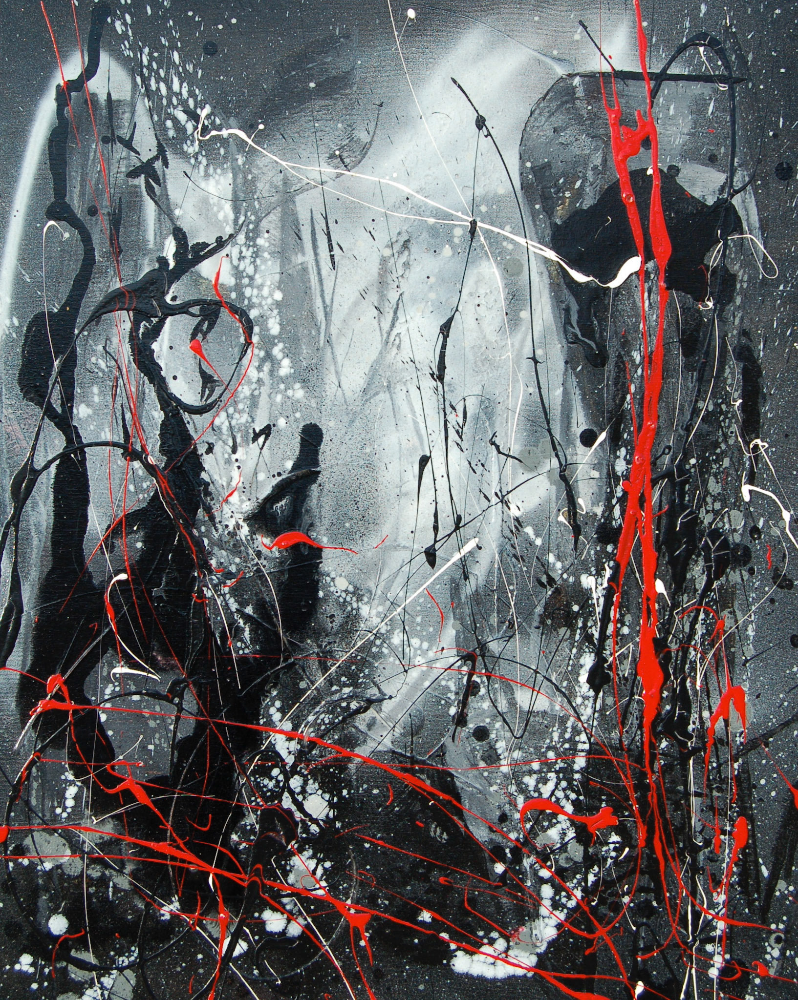 Ritual Celebrations - 30"x24" - Mixed Media on canvas