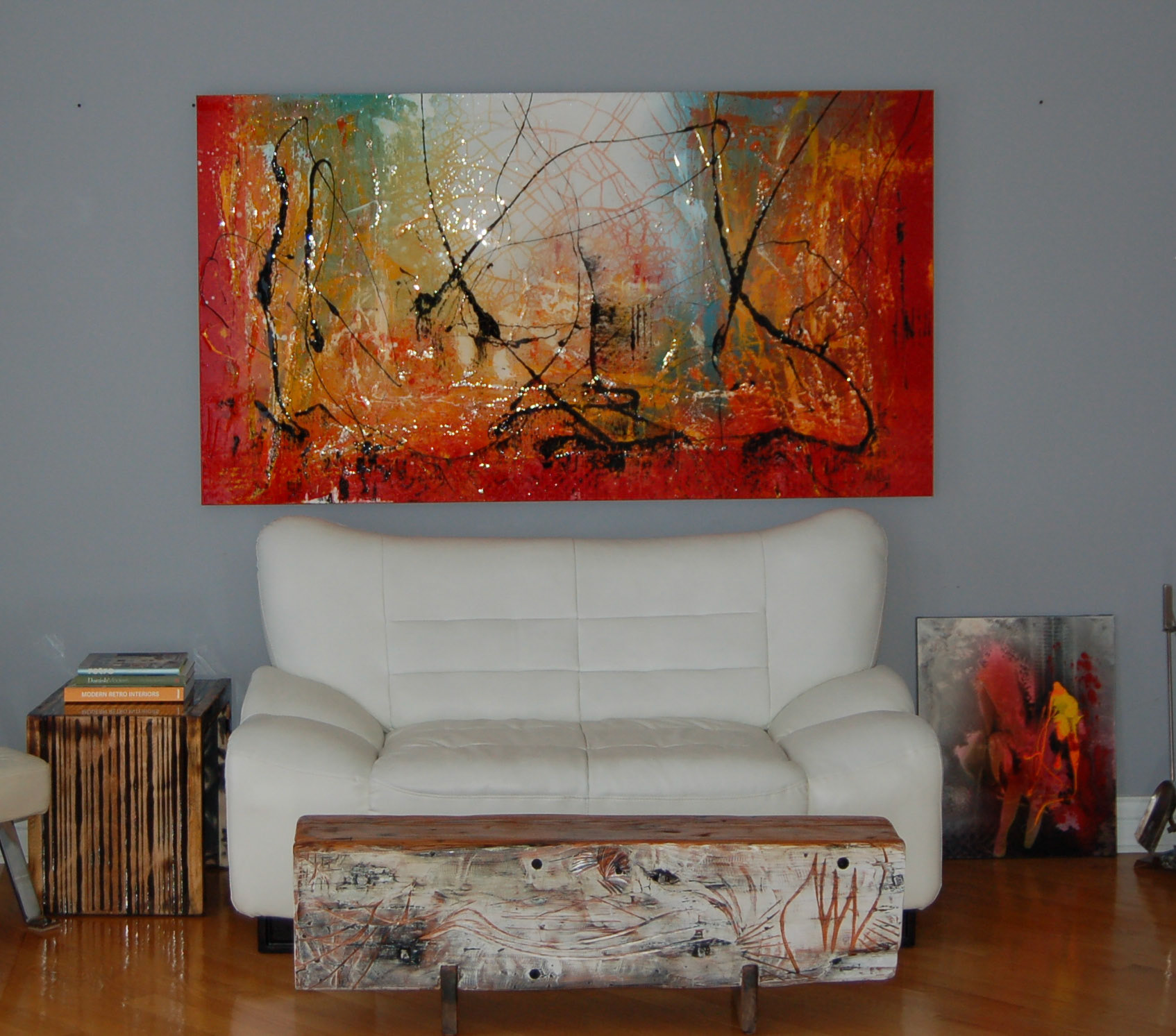 The Heart's A Lonely Hunter - 40"x72" - Mixed Media on canvas