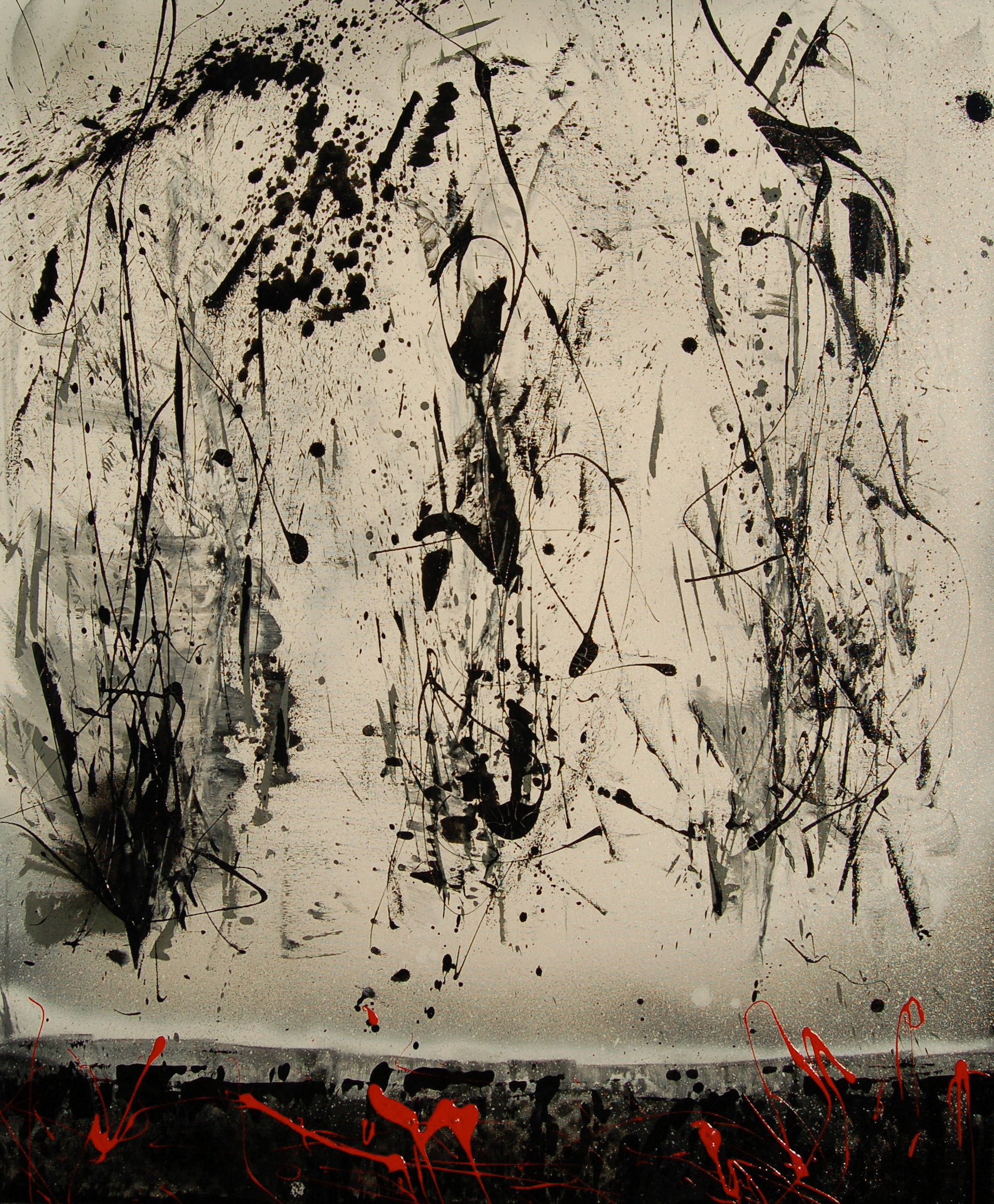 Losing my Religions - 48"x40" - Mixed Media on canvas