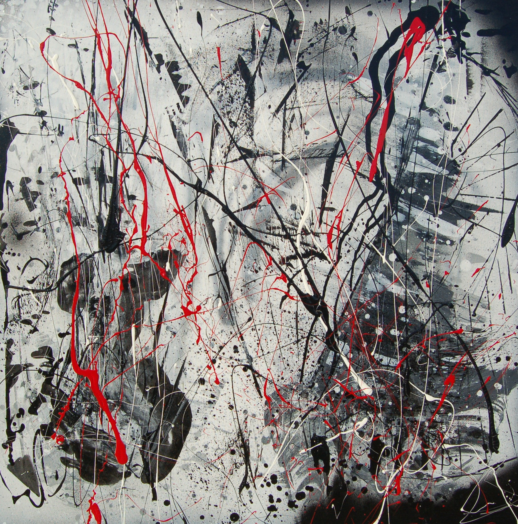 Is it The Medicine - 40"x40" - Mixed Media on canvas