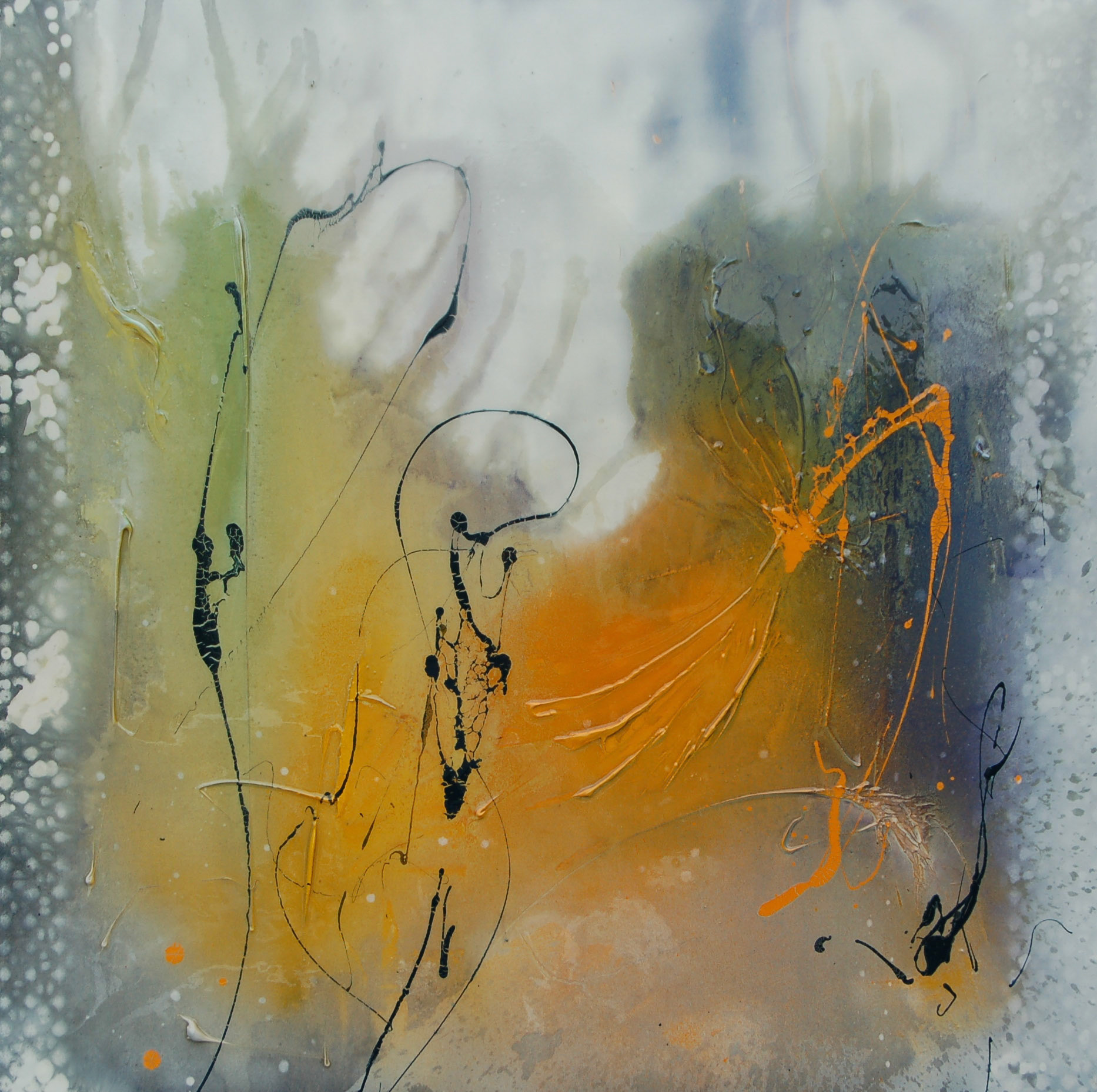I would undertsand - 40"x40" - Mixed media on canvas