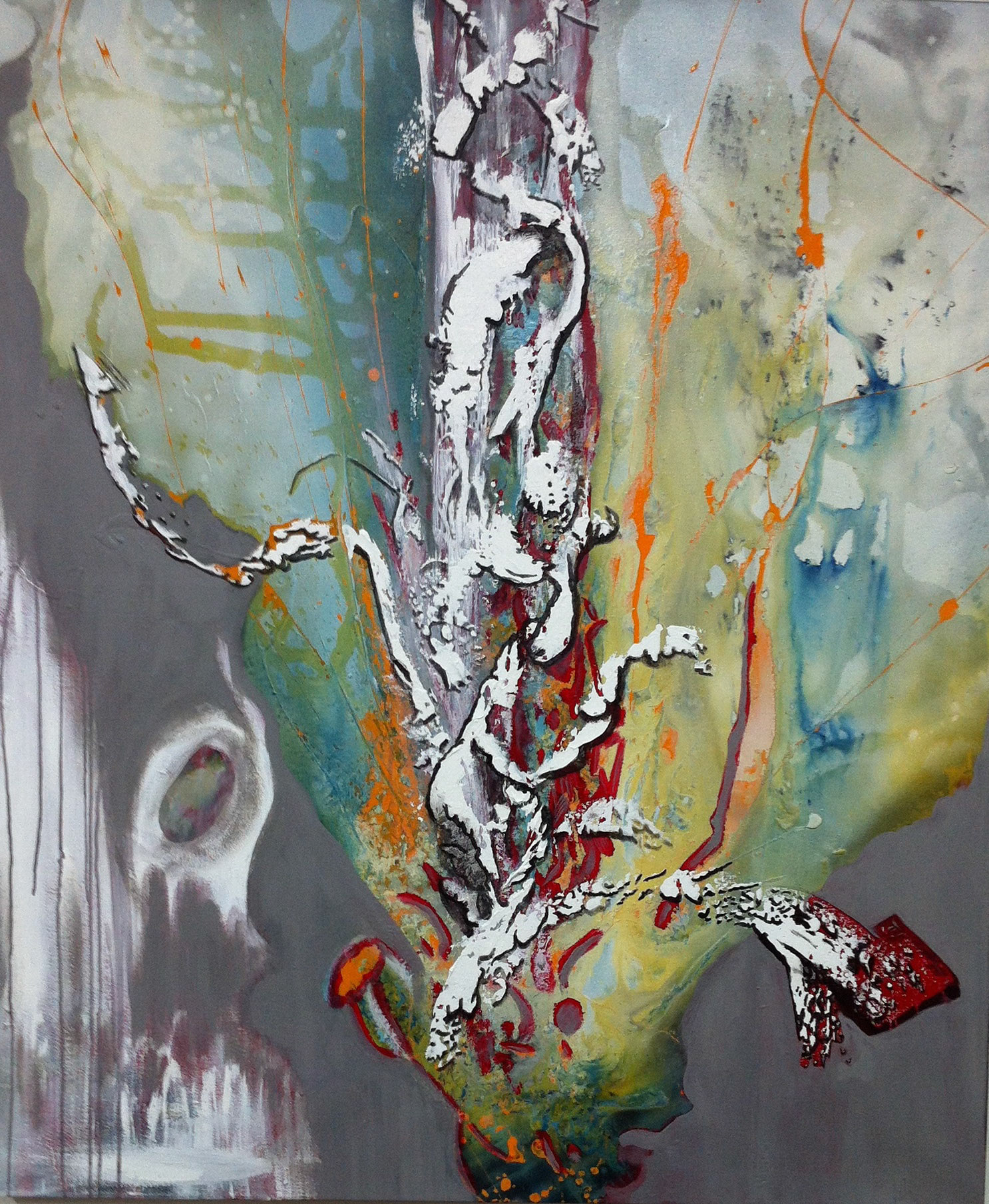 Spinal Tap - 48"x40" - Mixed media on canvas