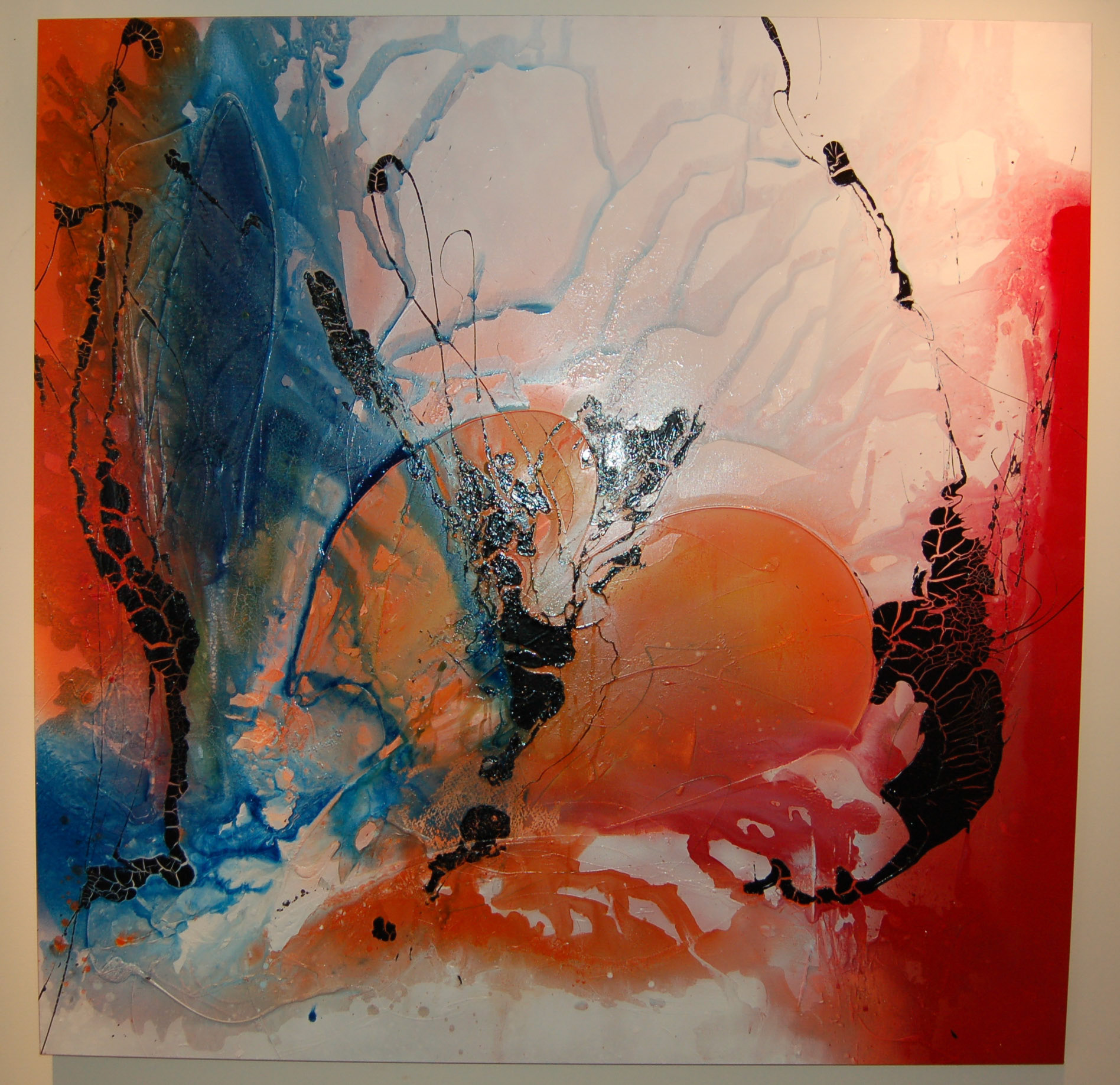 What Dreams are Made of - 60"x60" - Mixed Media on canvas
