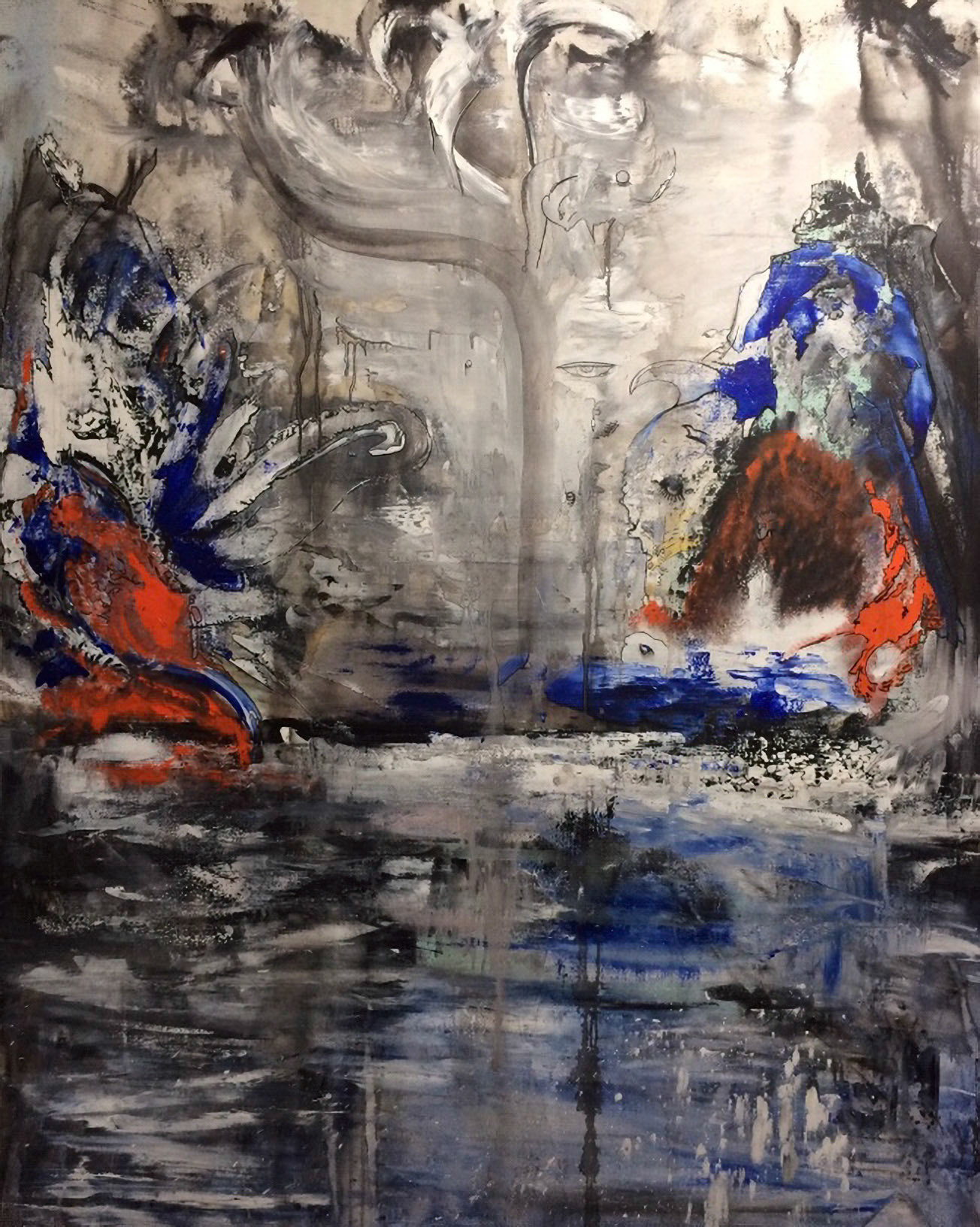El Toreador - 73"x59" - Mixed media on canvas