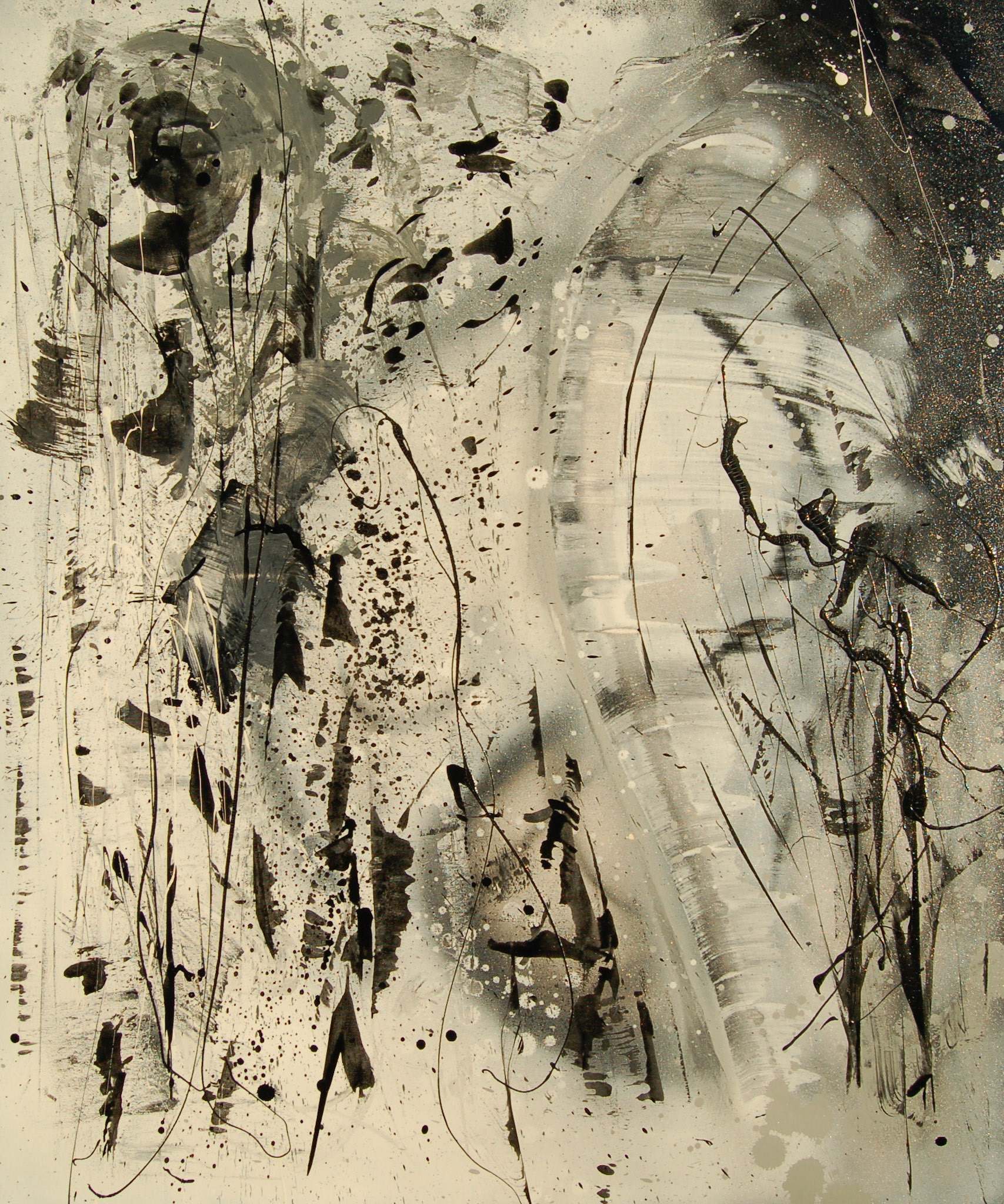 The Truth - 48"x40" - Mixed Media on canvas