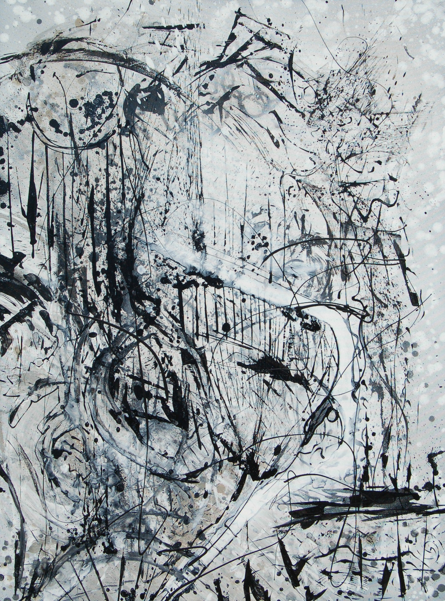 Conssumption Junktion - 48"x36" - Mixed Media on canvas