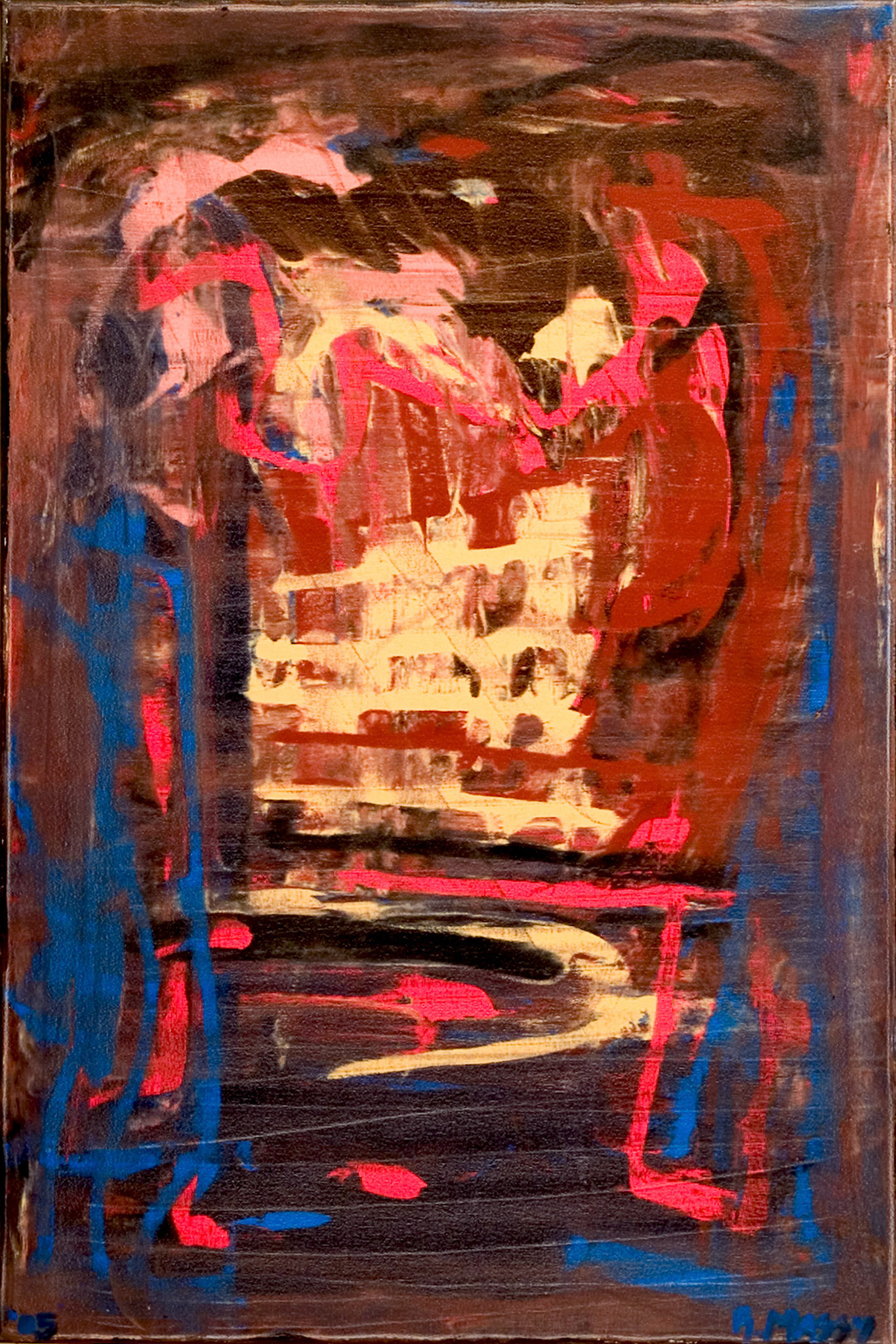 Me &amp; My Knife - 24"x18" - Oil on canvas