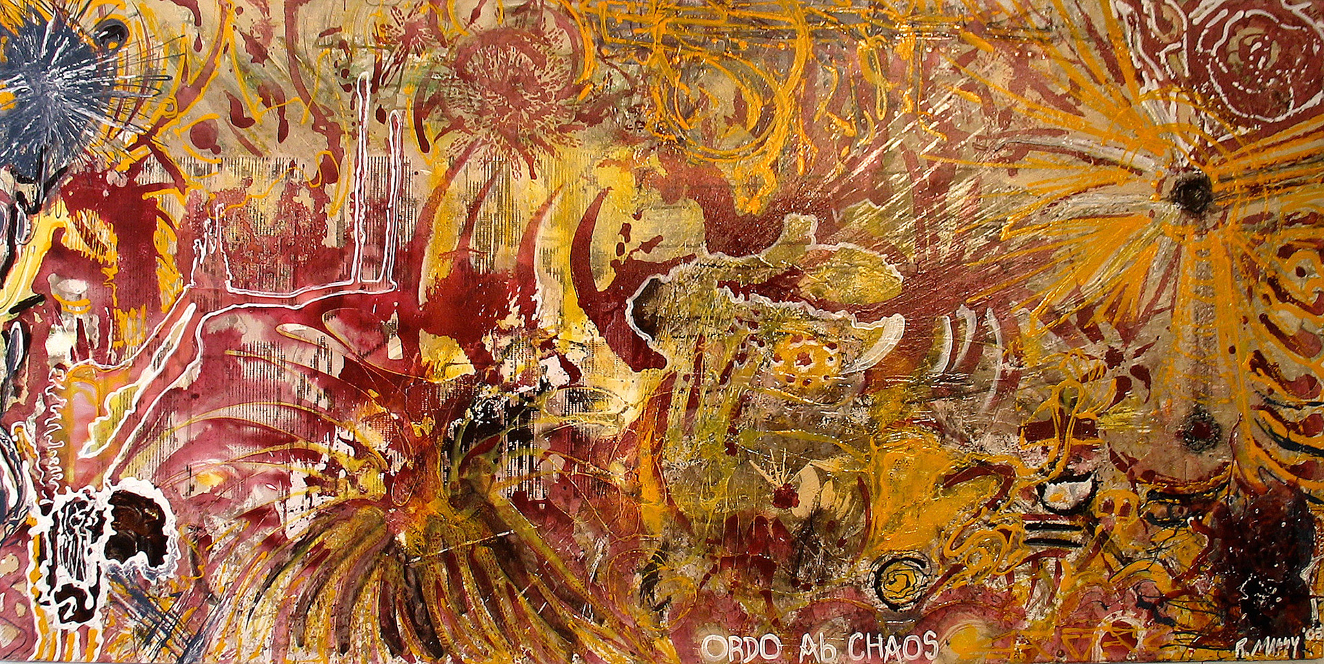 Ordo Ab Chaos - 48"x96" - Mixed media on canvas