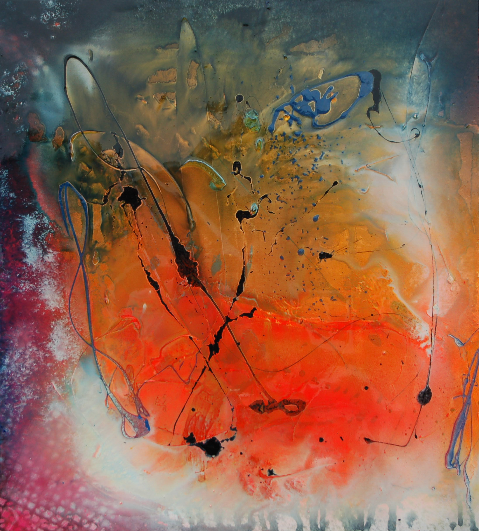 A Window Of My Dreams - 48"x40" - Mixed media on canvas