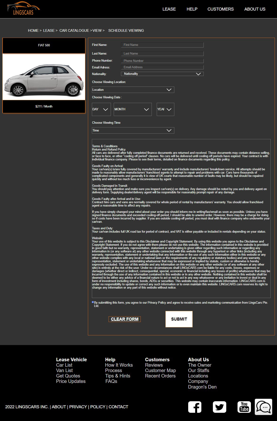 Schedule viewing prototype