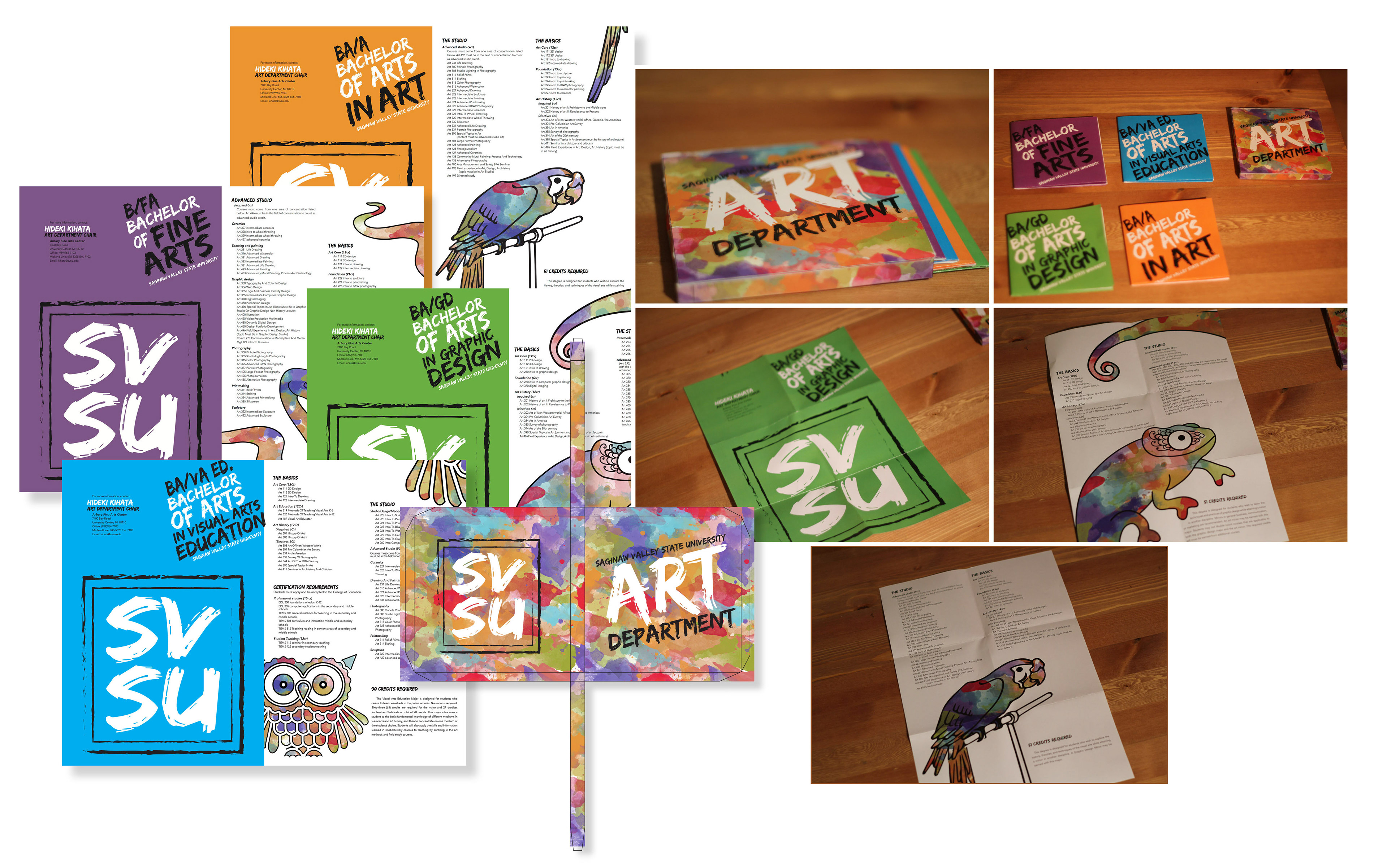 Art Department Mini Brochures
