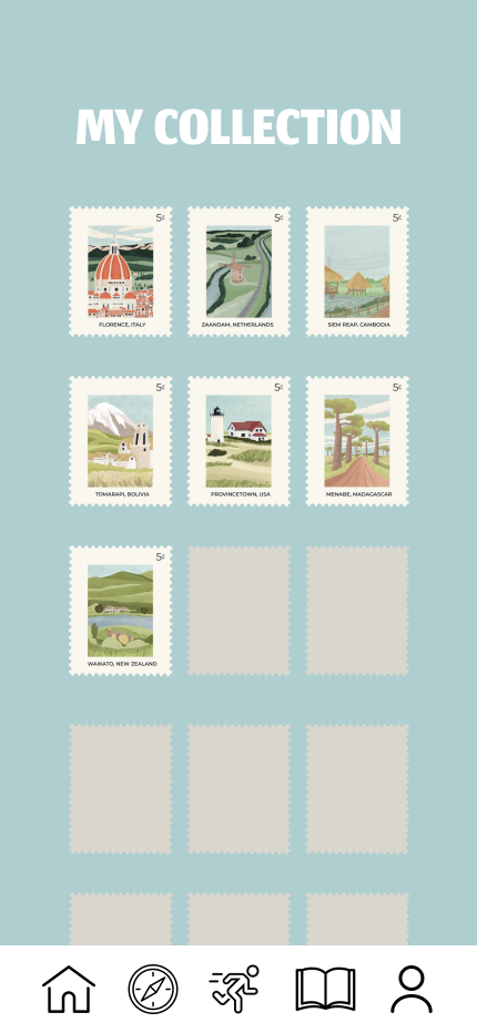 collection screen