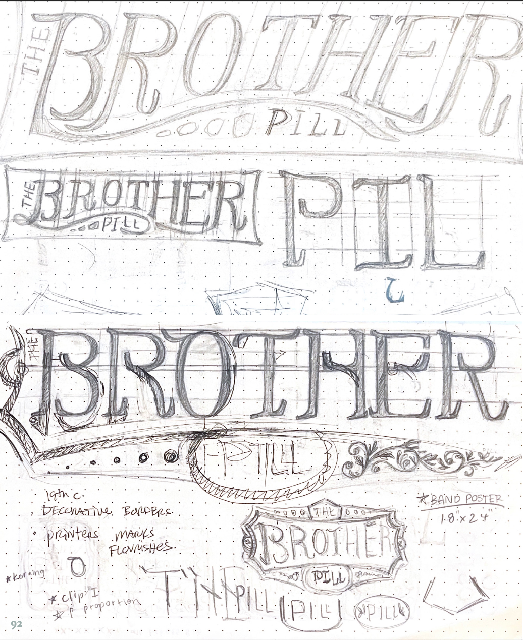 Band Logo Sketches