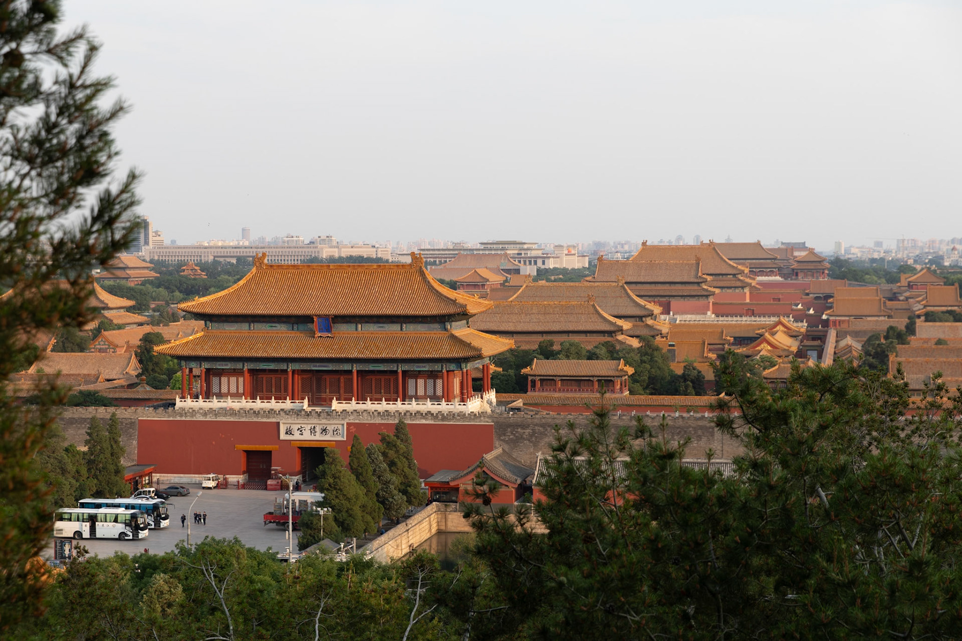 Forbidden City view from Jingshan Park, Beijing