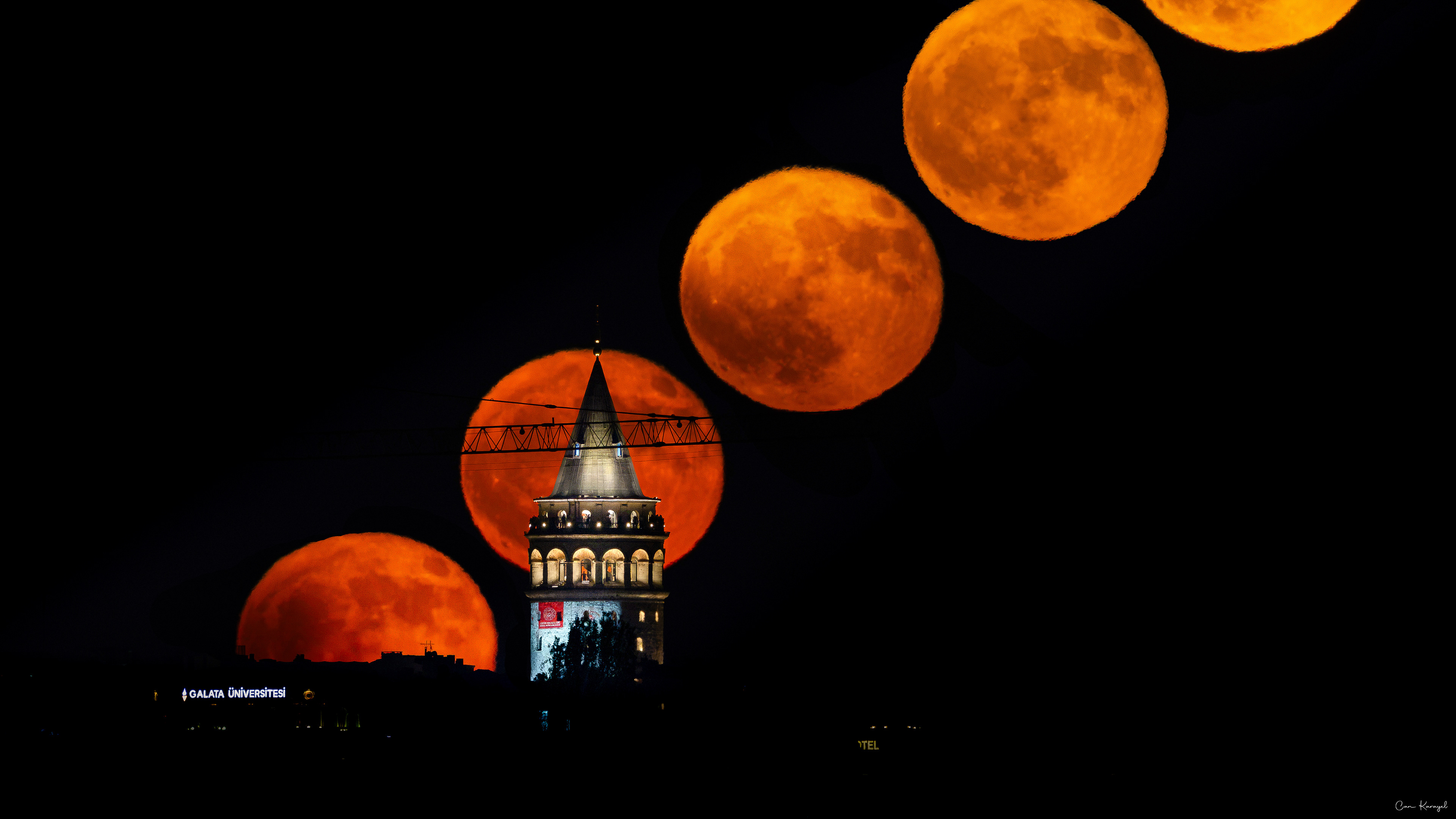 Strawberry Full Moon / GALATA TOWER ISTANBUL
