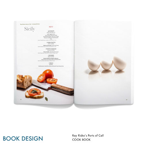 Cook books and catalogs design