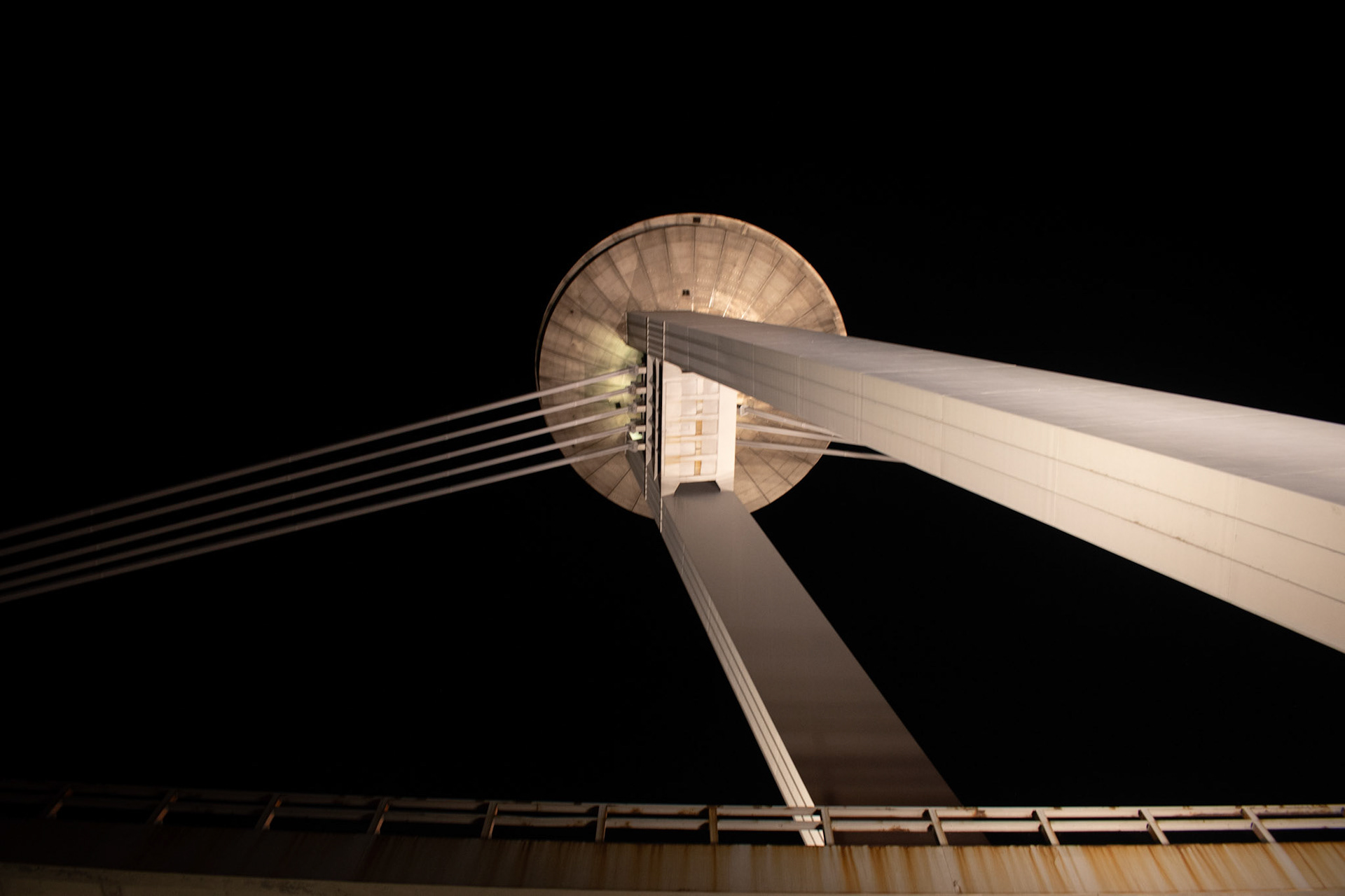 UFO Tower observation deck and restaurant in Bratislava, Slovakia