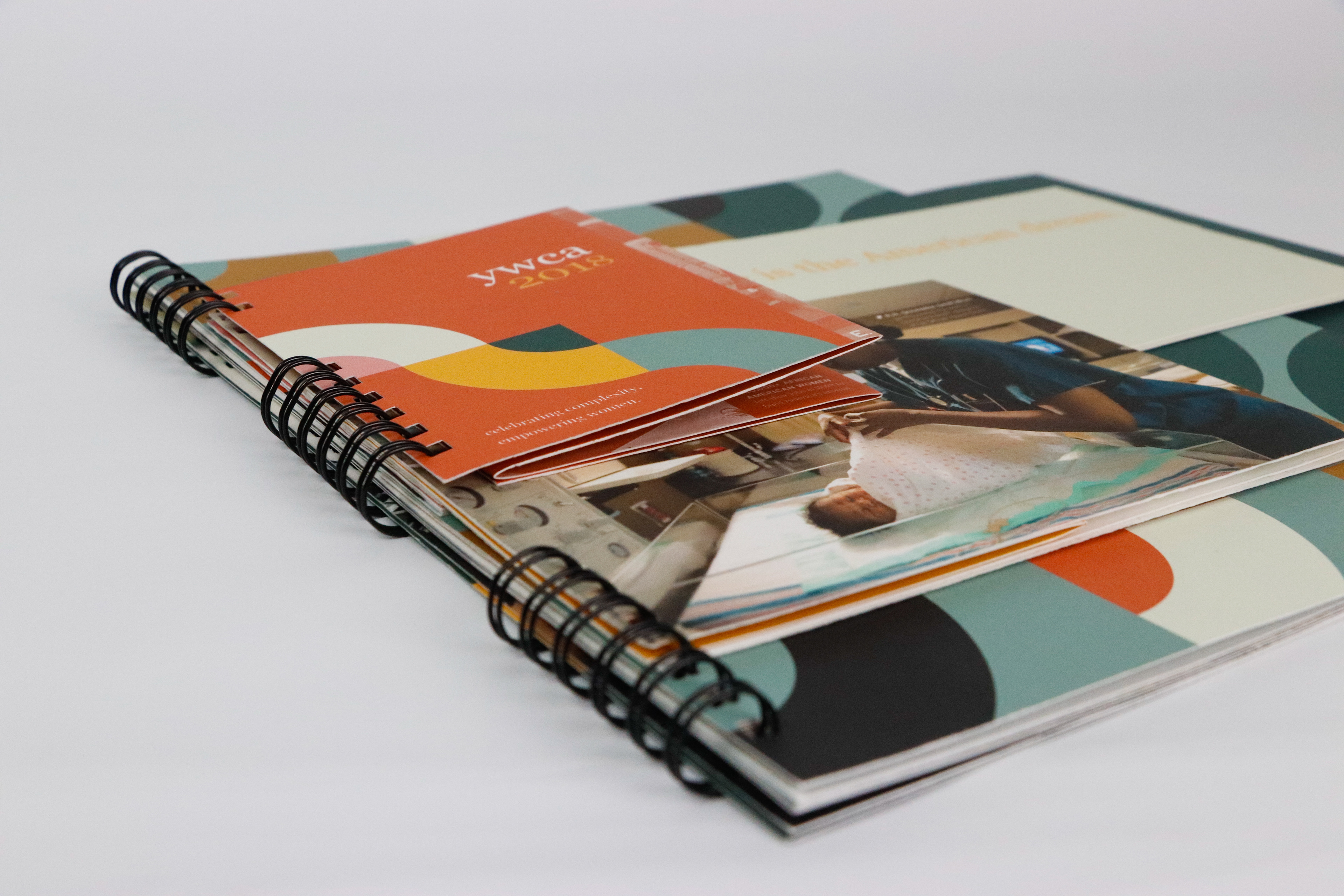 Left Angled View of Brochure