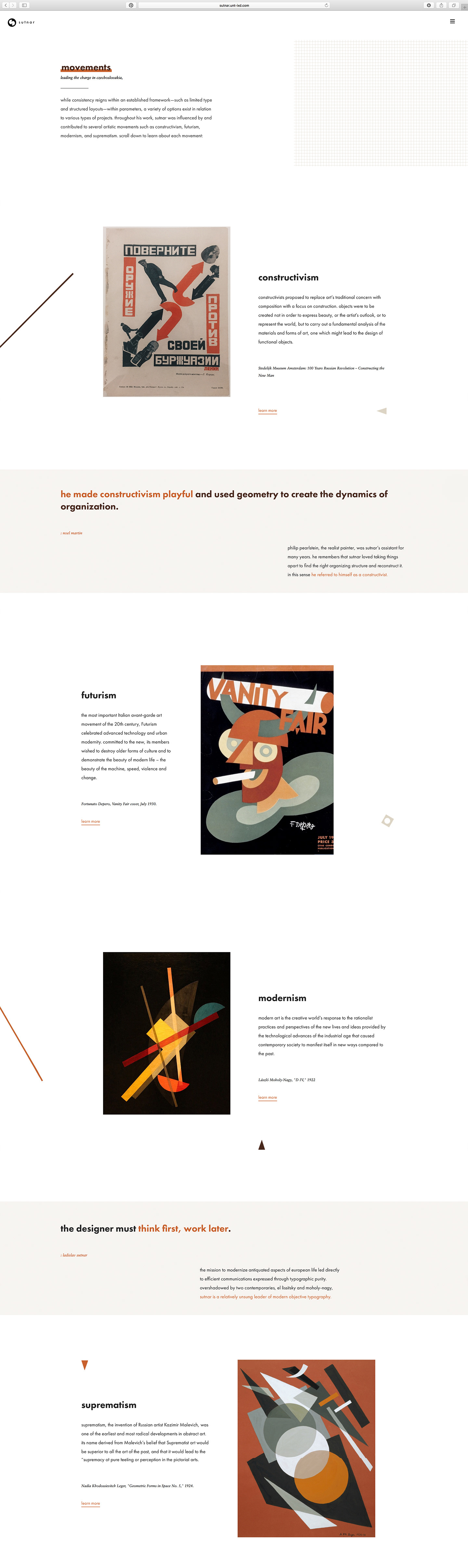 Movements Page Overview