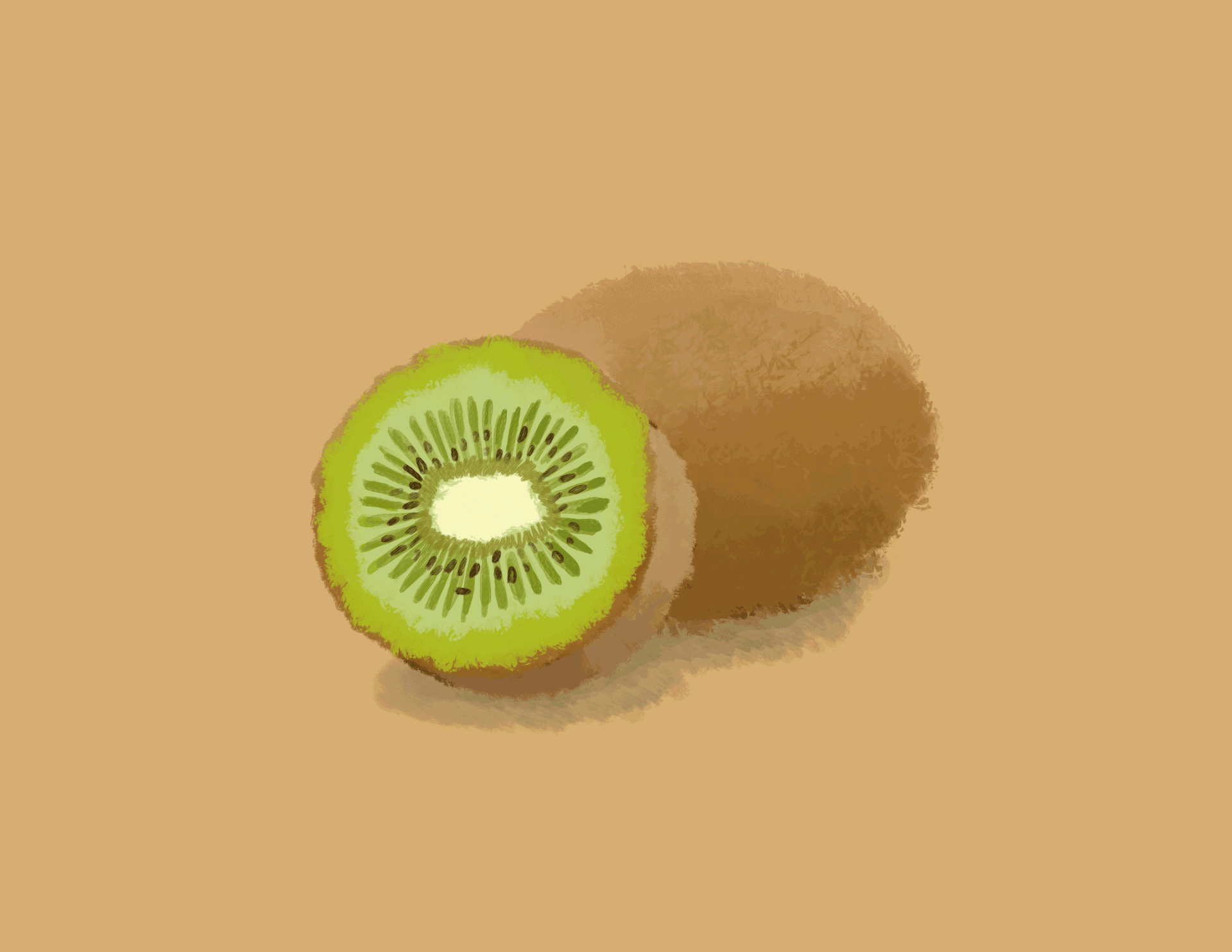 cotton candy + kiwi