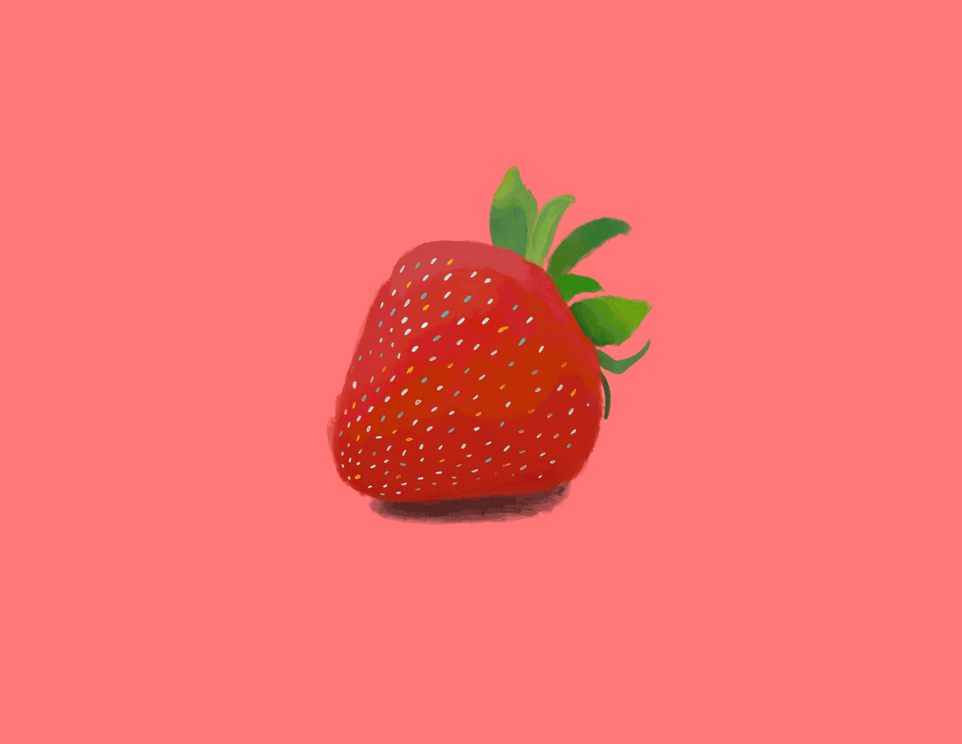 sprinkles + strawberry