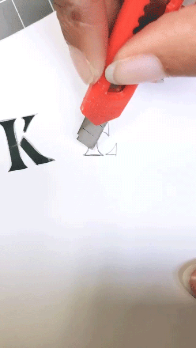 Creating a Stencil for the Logo