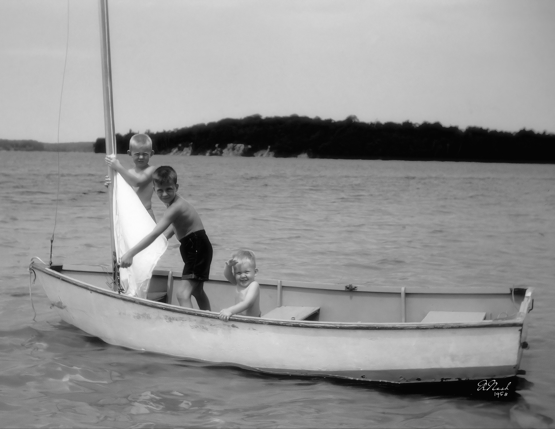 1960's slide restored
