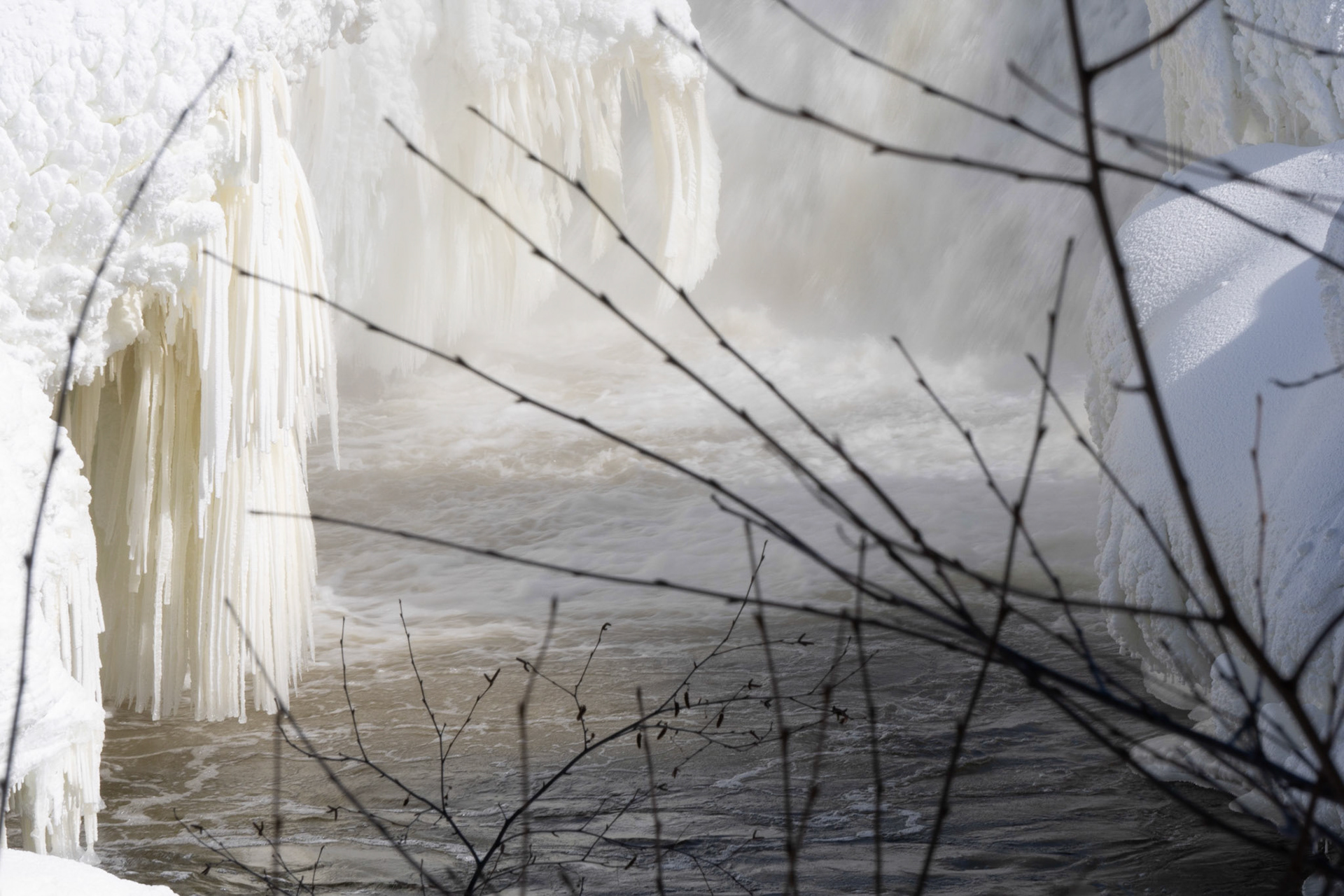 Pisew Falls Icicles