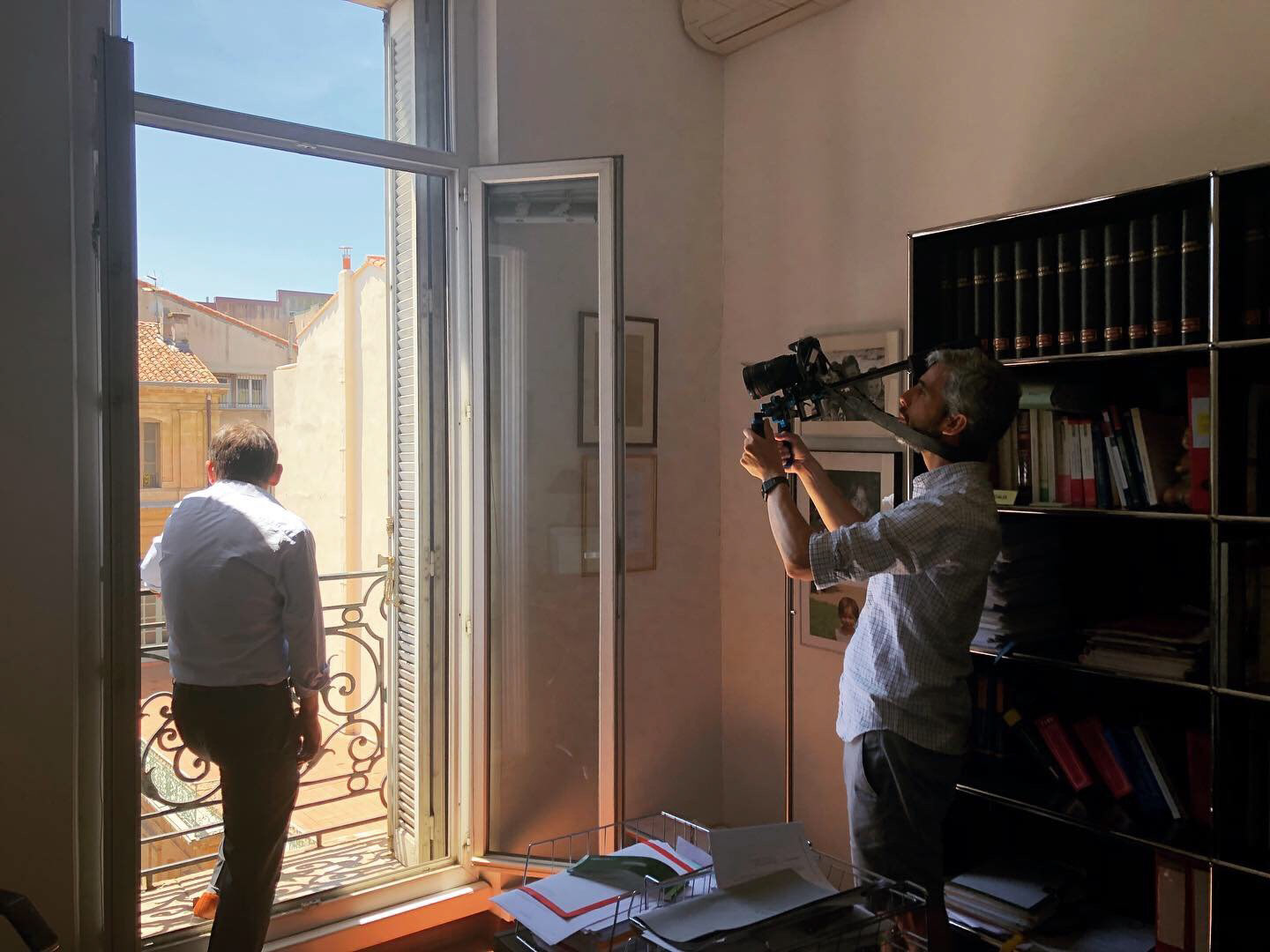 Filming with Stephane in Marseille