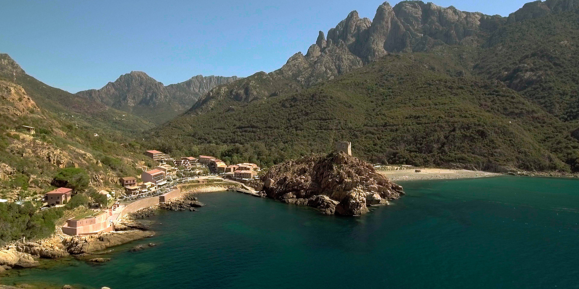 Porto, Corsica, near one of Tyler's places of residence.