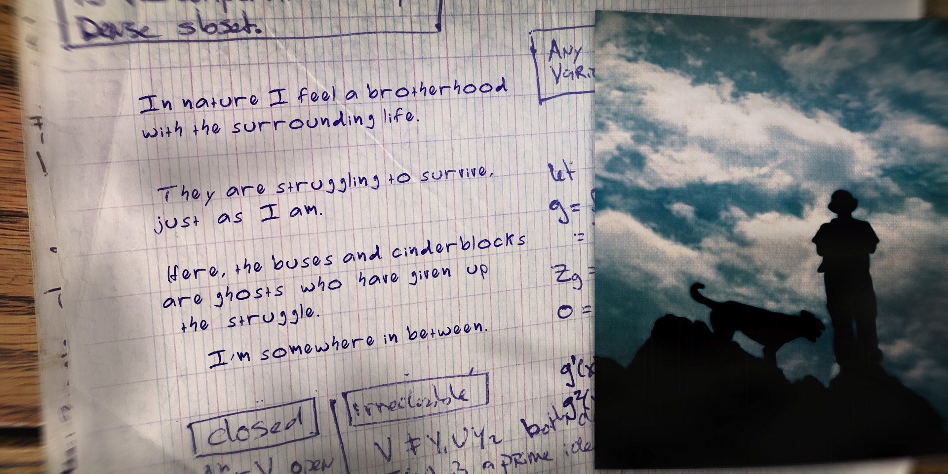 Journal Entry from Tyler while a fugitive in Corsica.