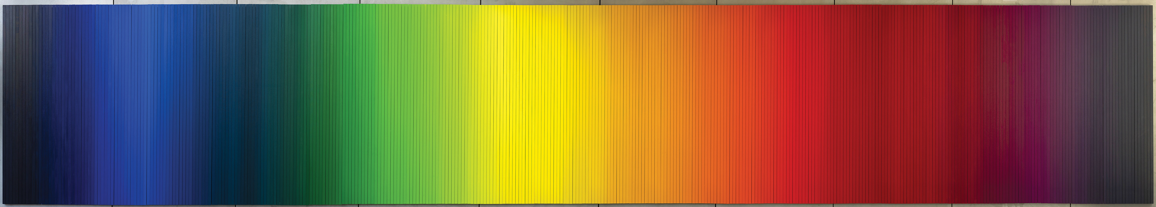 Olafur Eliasson “Whenever the Rainbow Appears”. The Israel Museum, Jerusalem (Full size reproduction 36817x6610 300dpi)