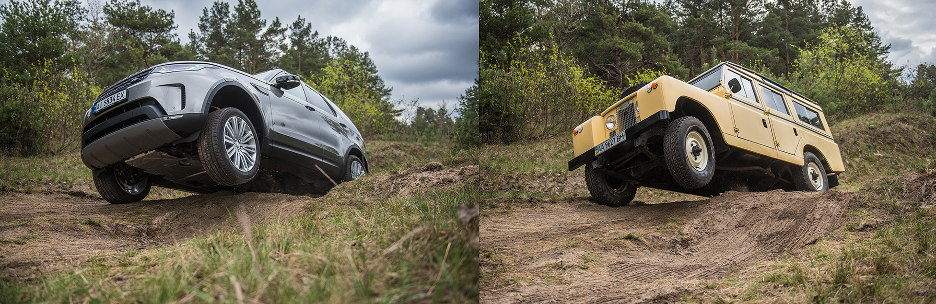 Land Rover Discovery vs Camel Trophy 1956's