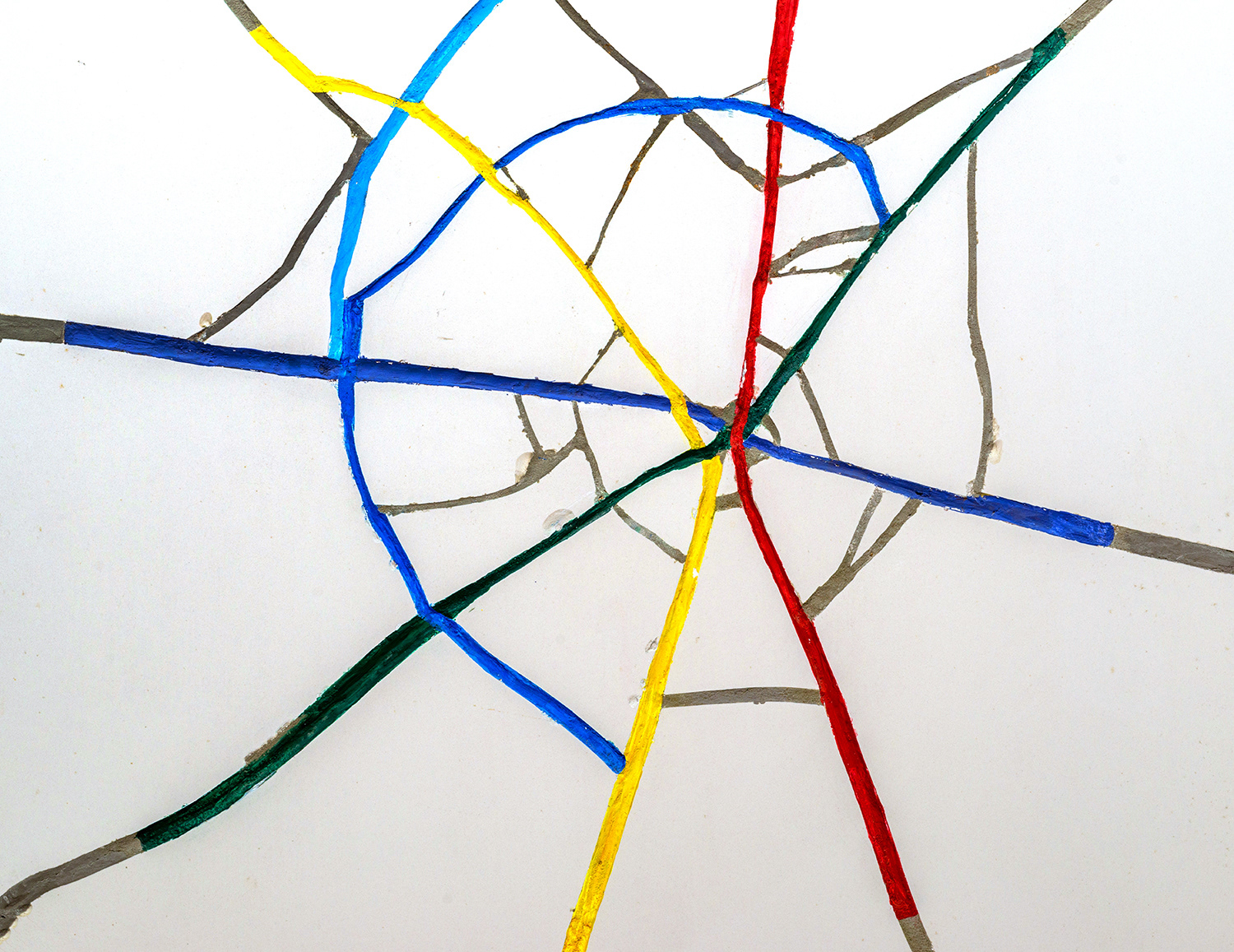 Zhanna Kadyrova Maps, 2009 Porcelain stoneware, cement, plywood