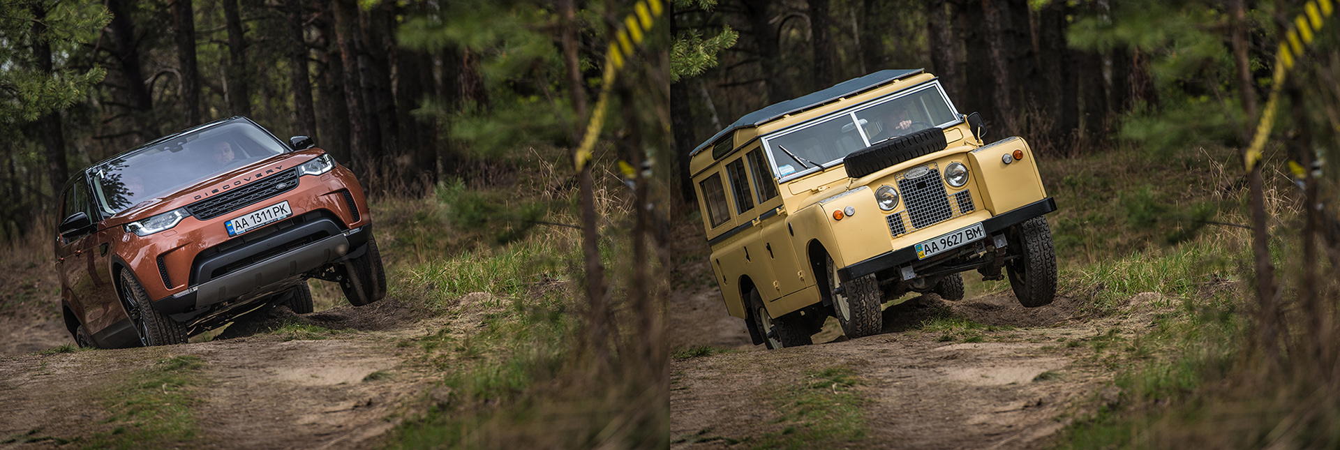 Land Rover Discovery vs Camel Trophy 1956's