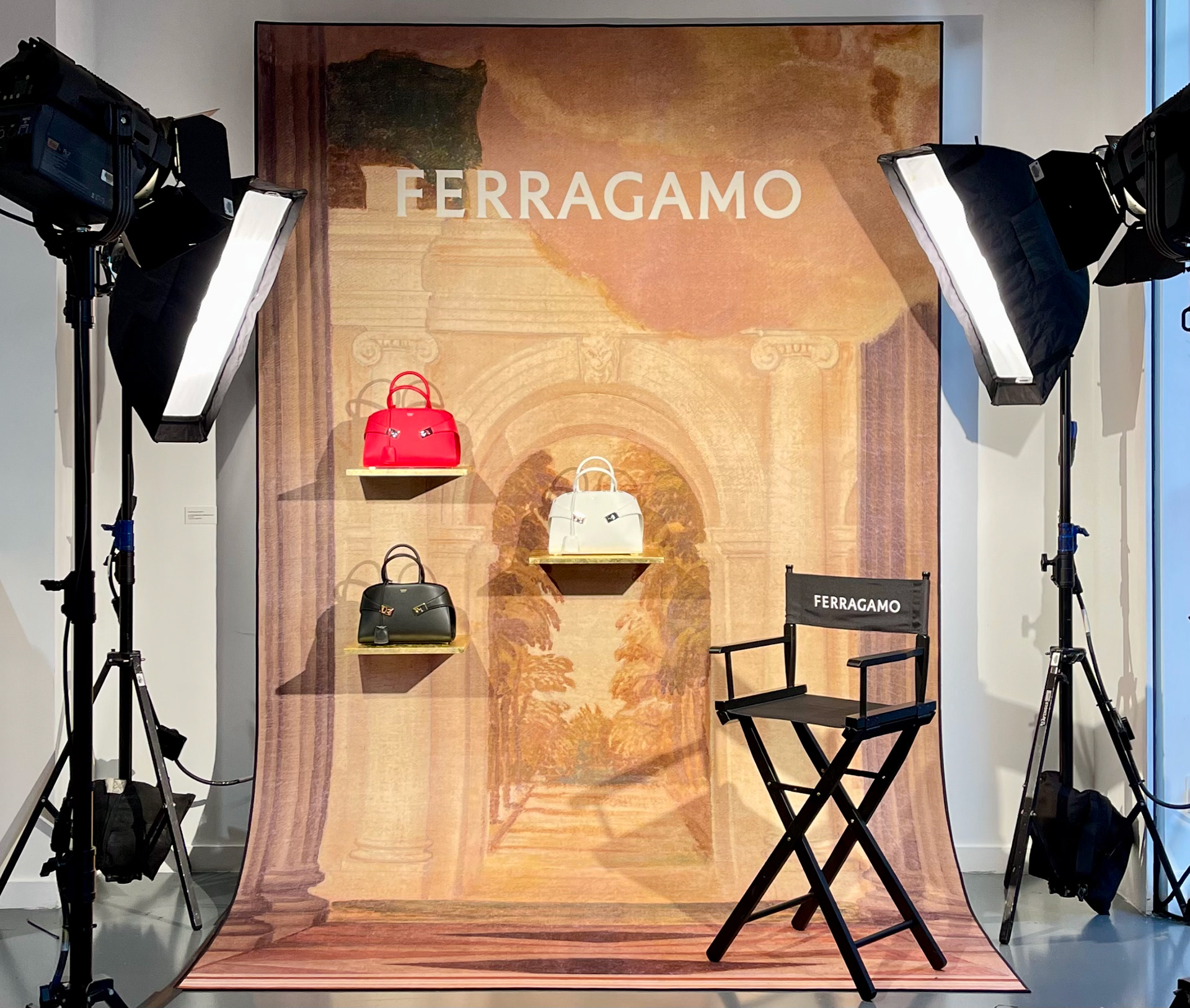 Carpeted Wall Display