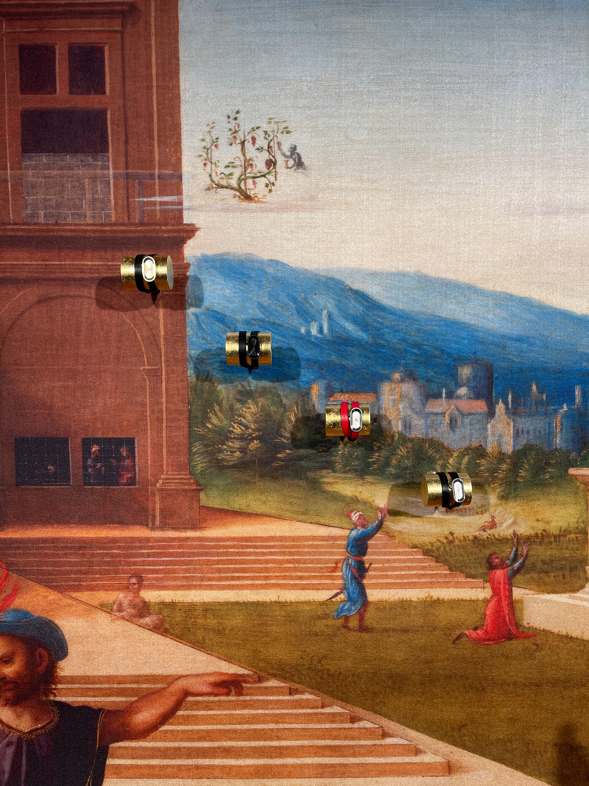 Carpeted Wall Display