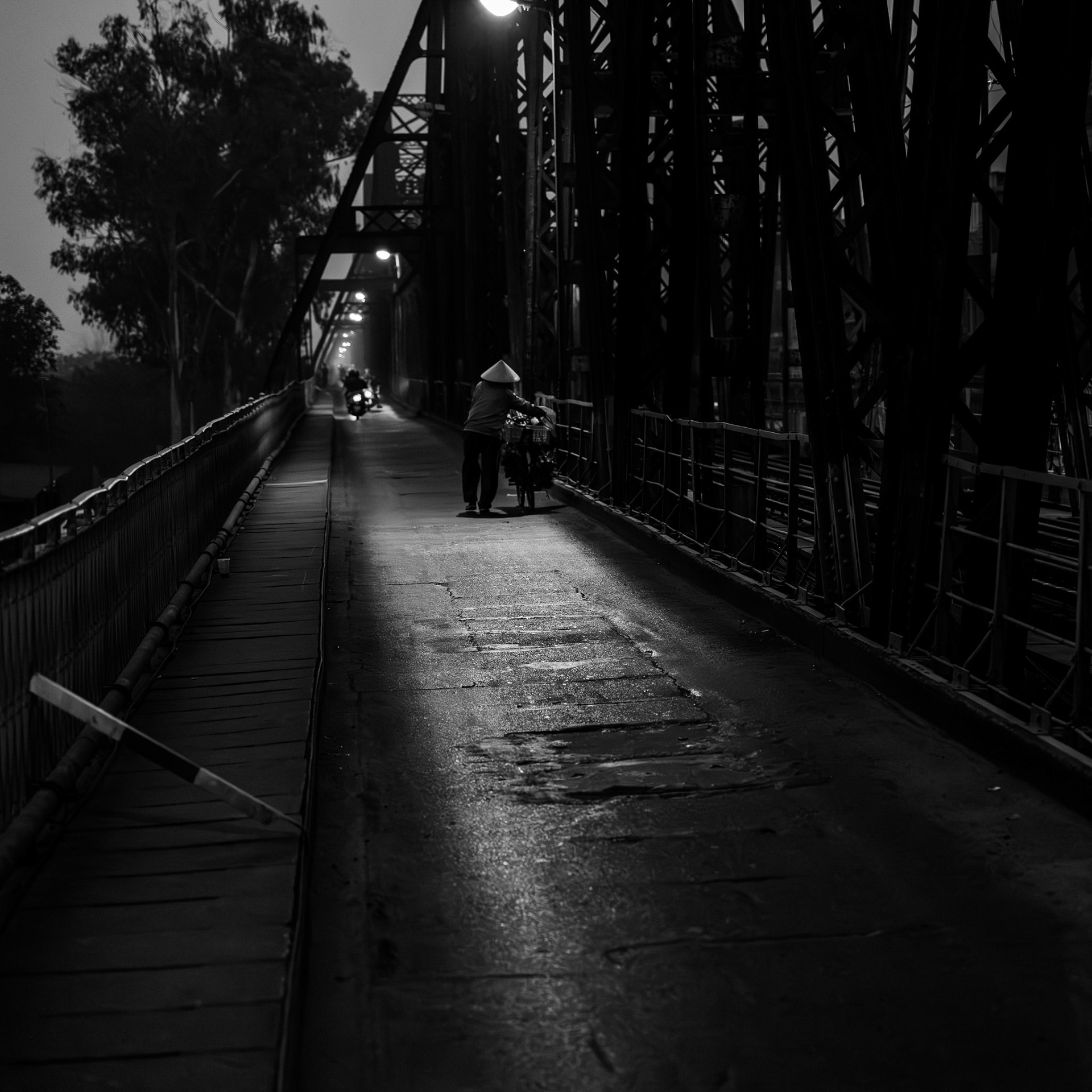 Vietnam, Hanoi. Long Bien Bridge