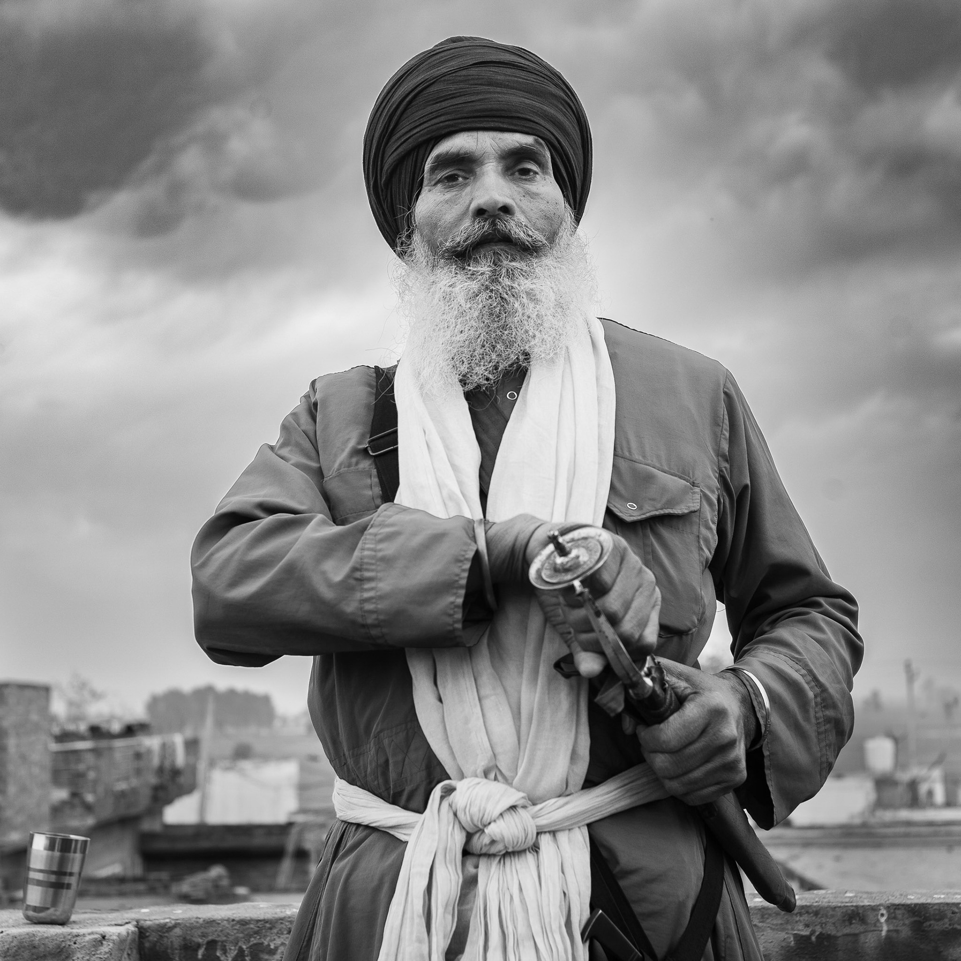 India / Punjab / Mehlanwala Village: Sikh warrior