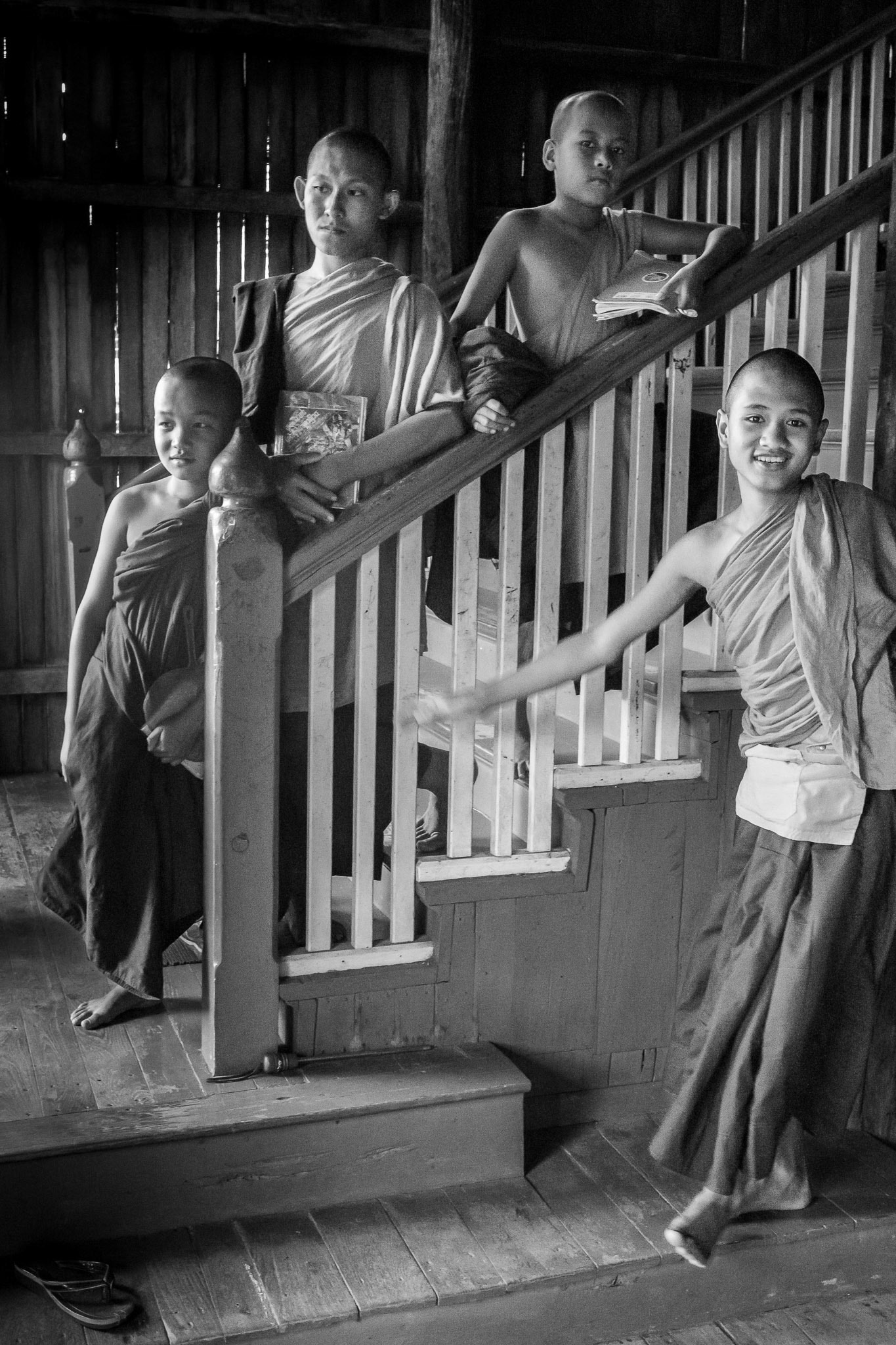 Myanmar(Burma)/Inle Lake: Monastery