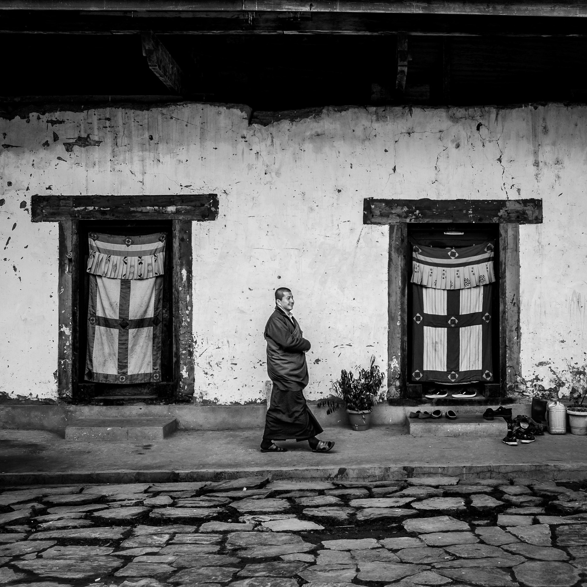 Bhutan / Gangtey valley: Gangteng Monastery
