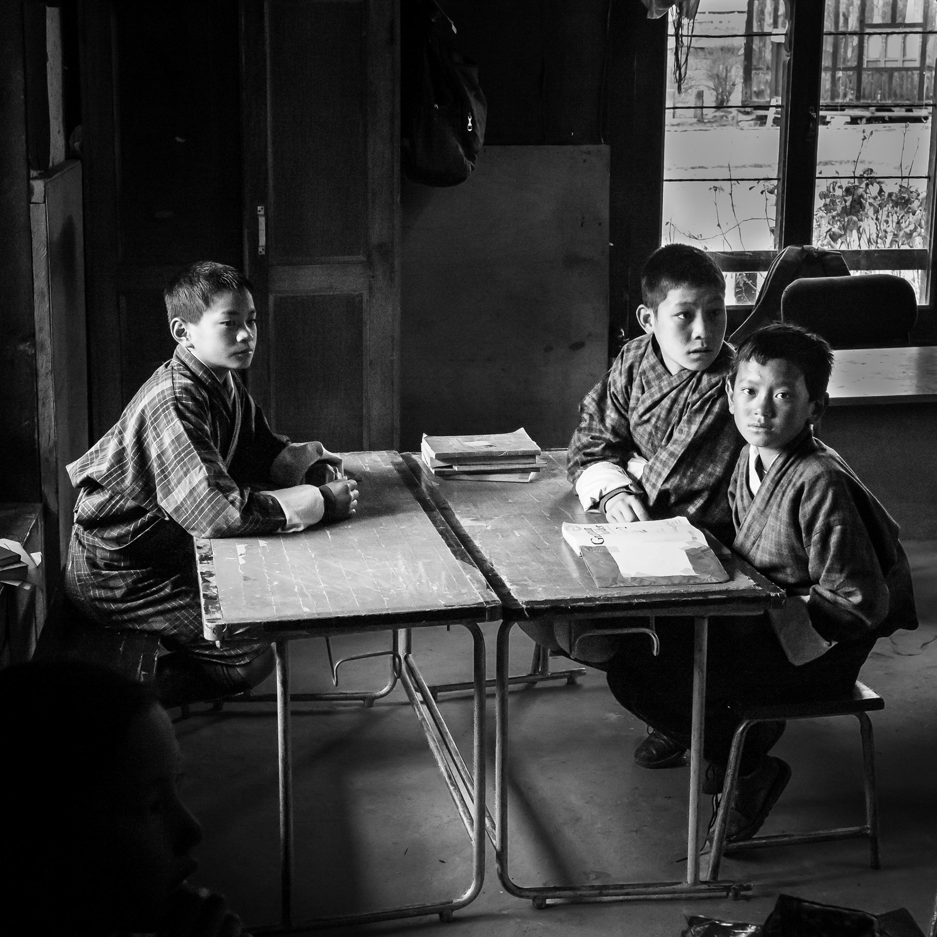 Bhutan / Gangtey valley: village school