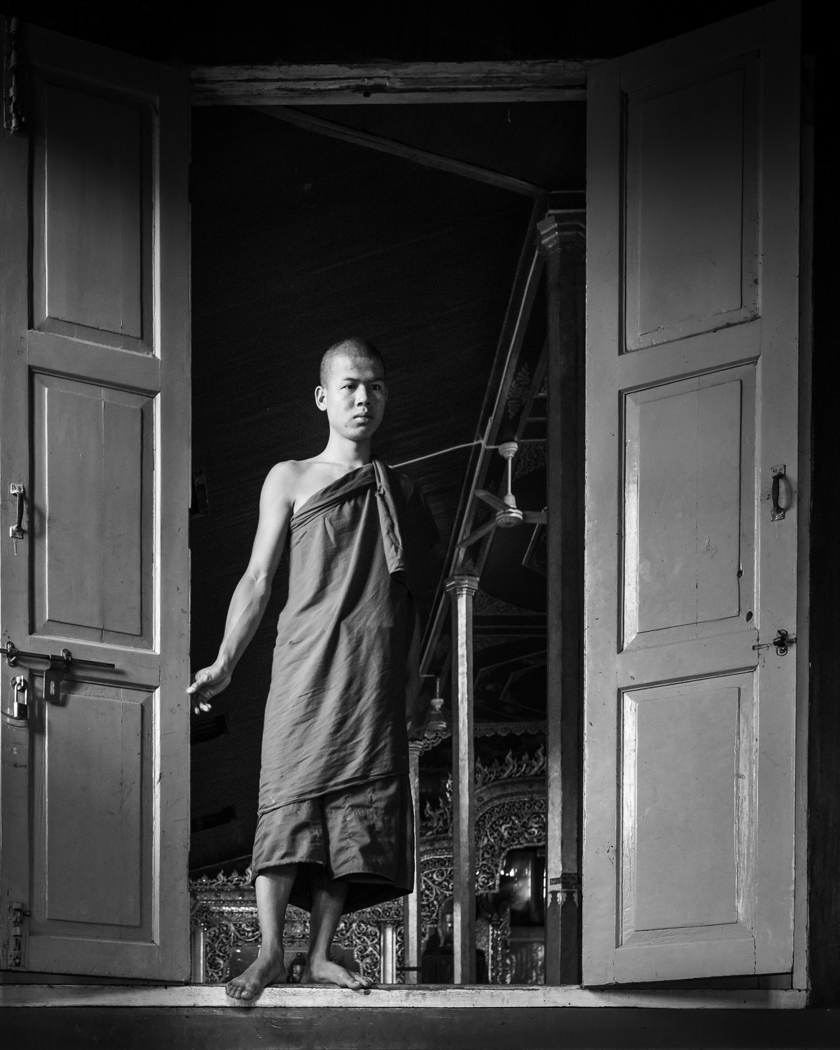 Myanmar(Burma)/Inle Lake: Monastery