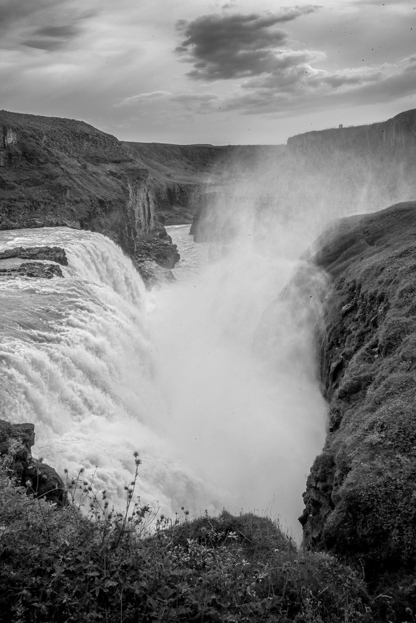 Iceland, Gulfoss waterfall