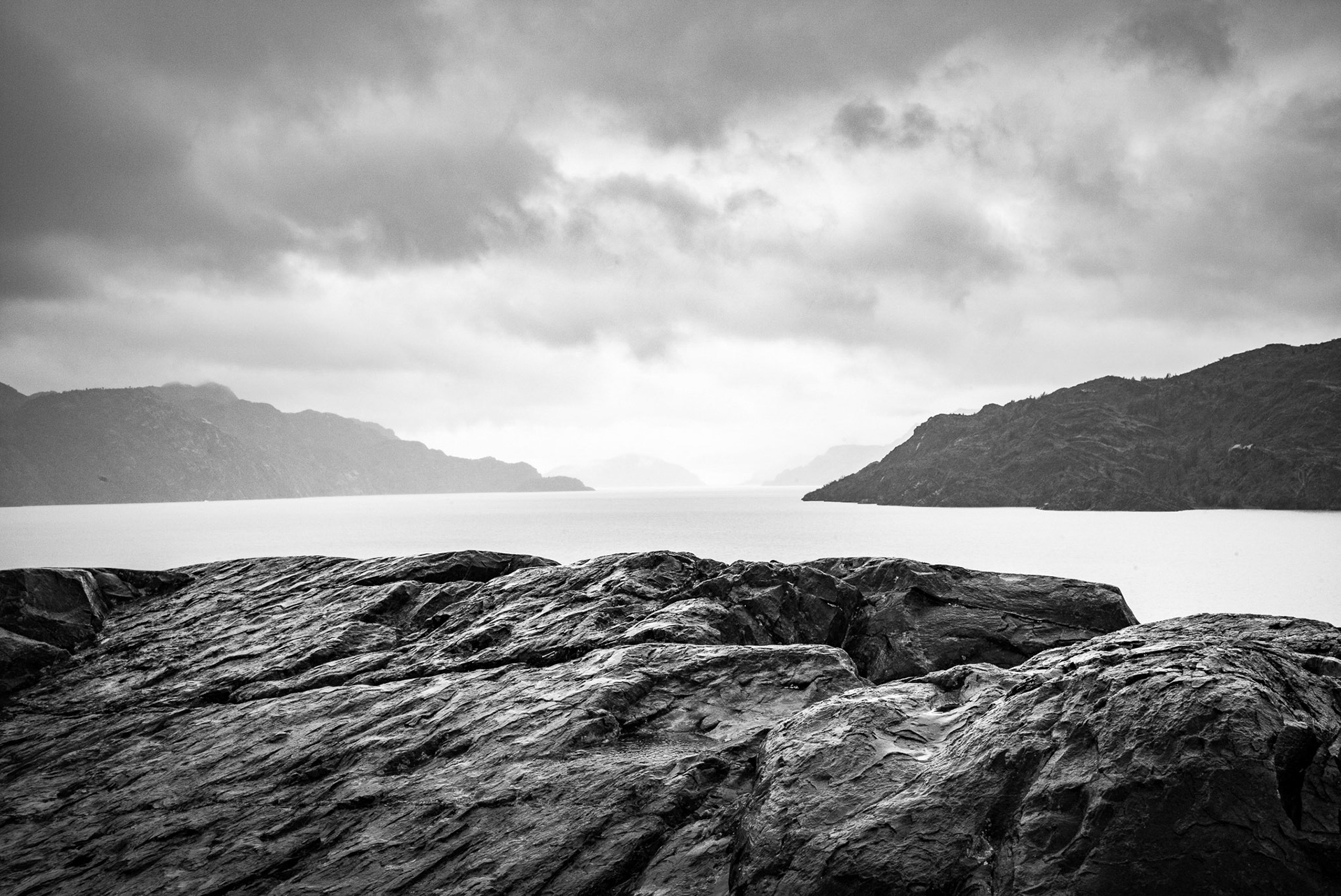 Chile/Patagonia: Grey Lake at the Torres del Paine National Park