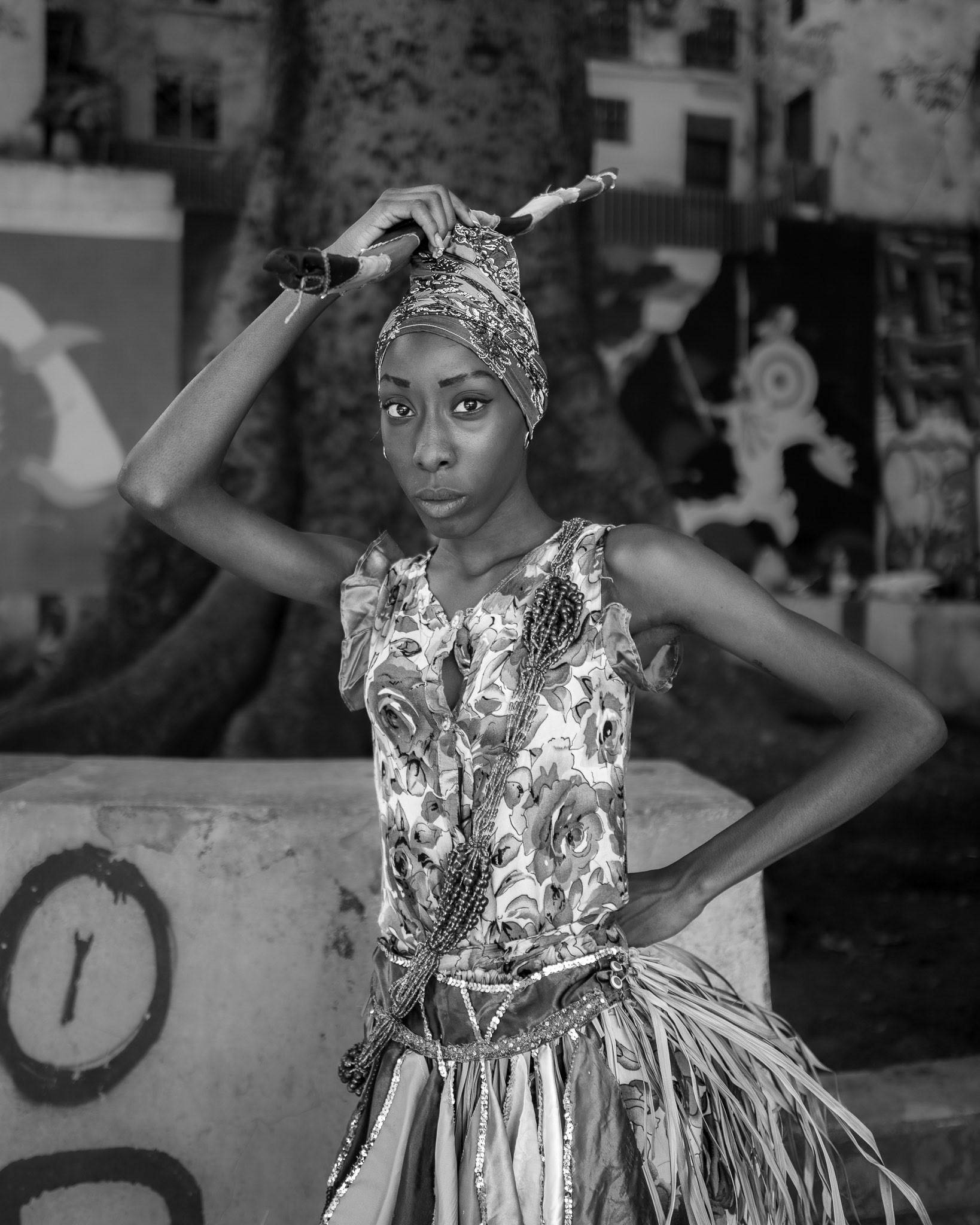 Cuba, Havana. Santeria Dance