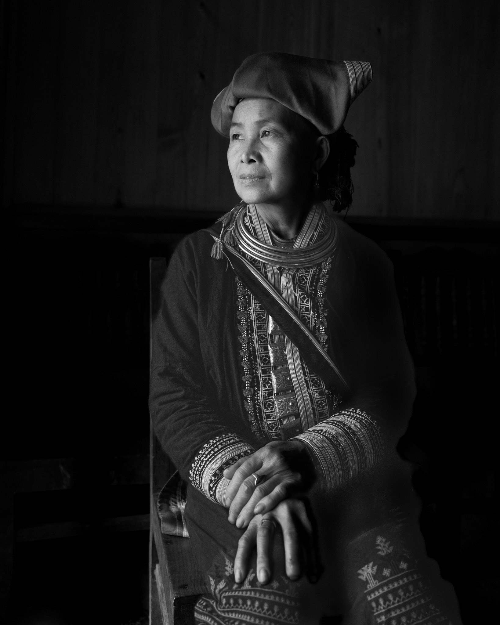 Vietnam, Sa Pa,. Seamstress