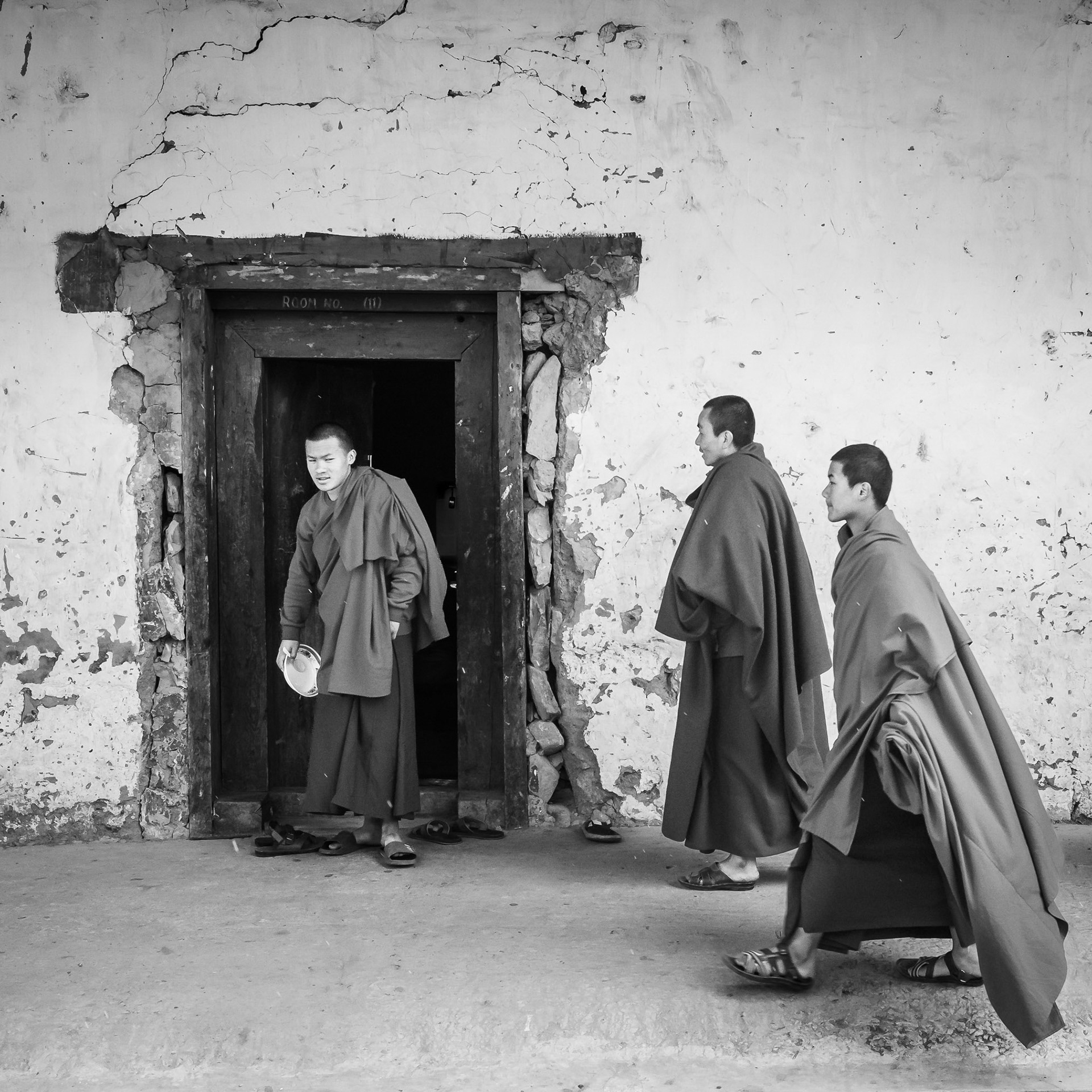 Bhutan / Gangtey valley: Gangteng Monastery